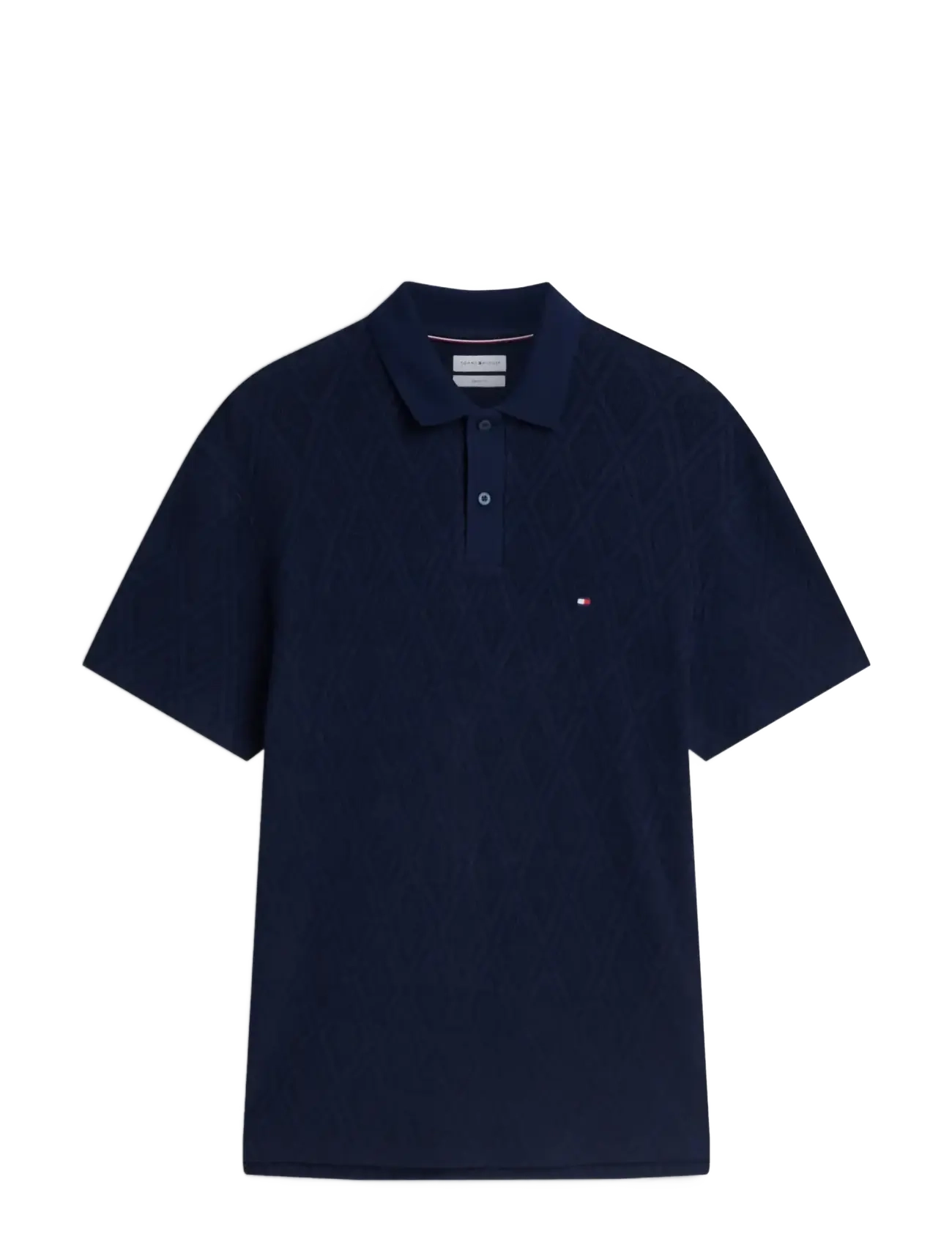 Tommy Hilfiger - JACQUARD CLASSIC FIT POLO - kurzärmelig - carbon navy - 1