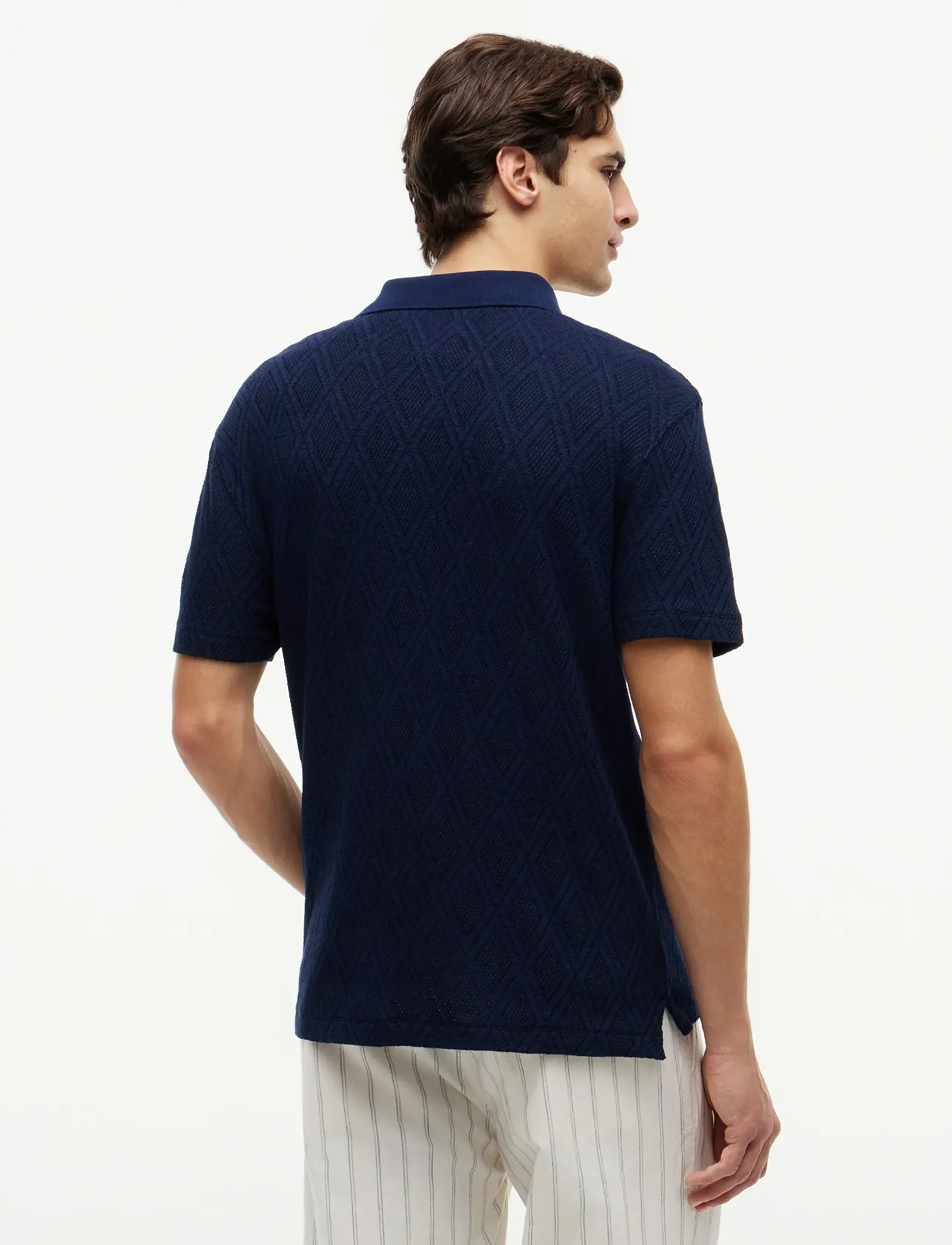 Tommy Hilfiger - JACQUARD CLASSIC FIT POLO - kurzärmelig - carbon navy - 2