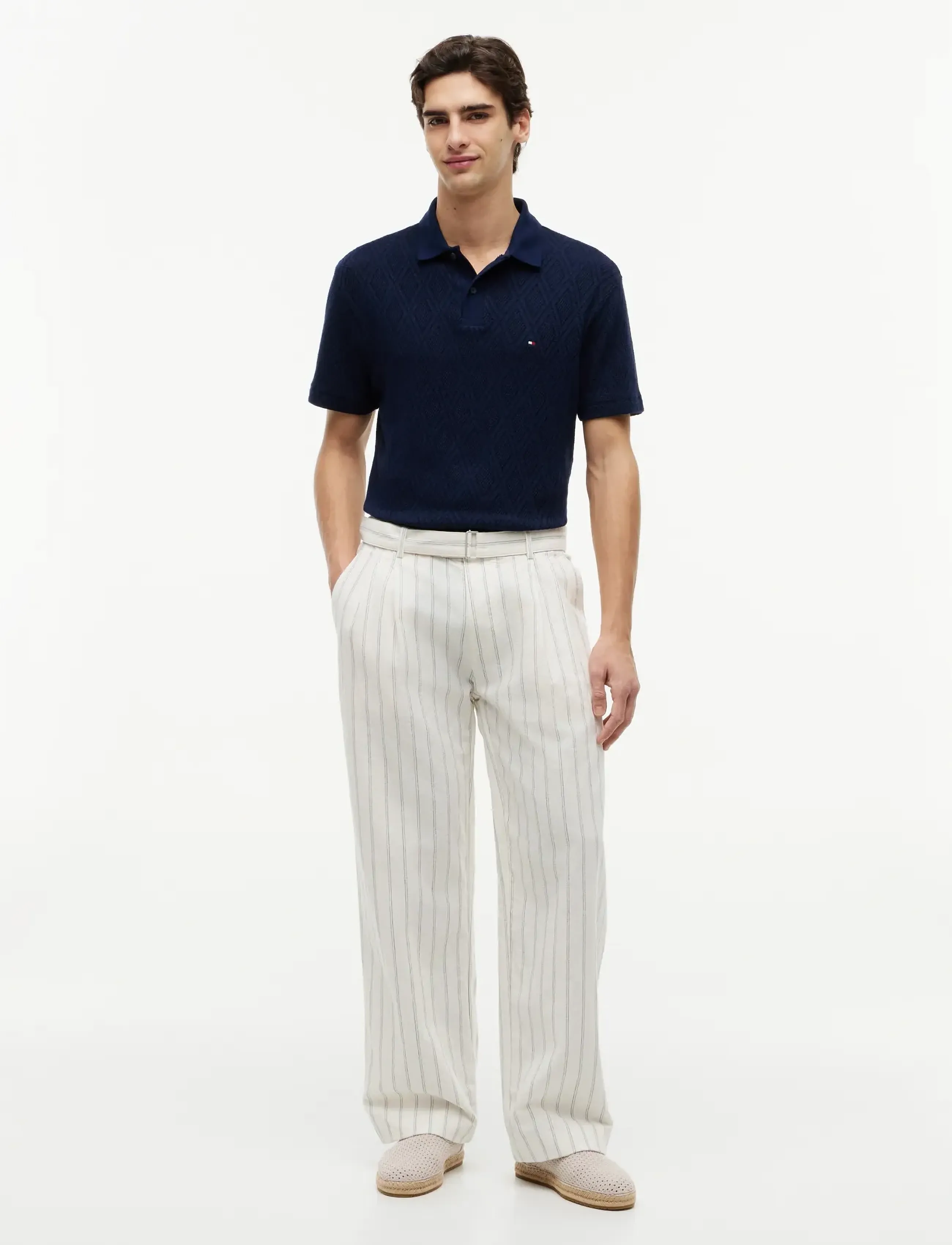 Tommy Hilfiger - JACQUARD CLASSIC FIT POLO - kurzärmelig - carbon navy - 4