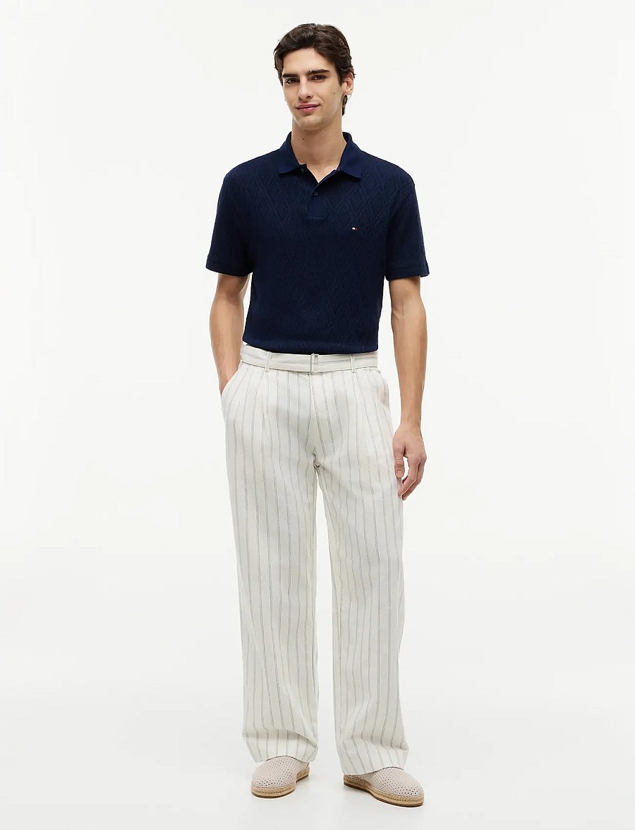 Tommy Hilfiger - JACQUARD CLASSIC FIT POLO - kurzärmelig - carbon navy - 4
