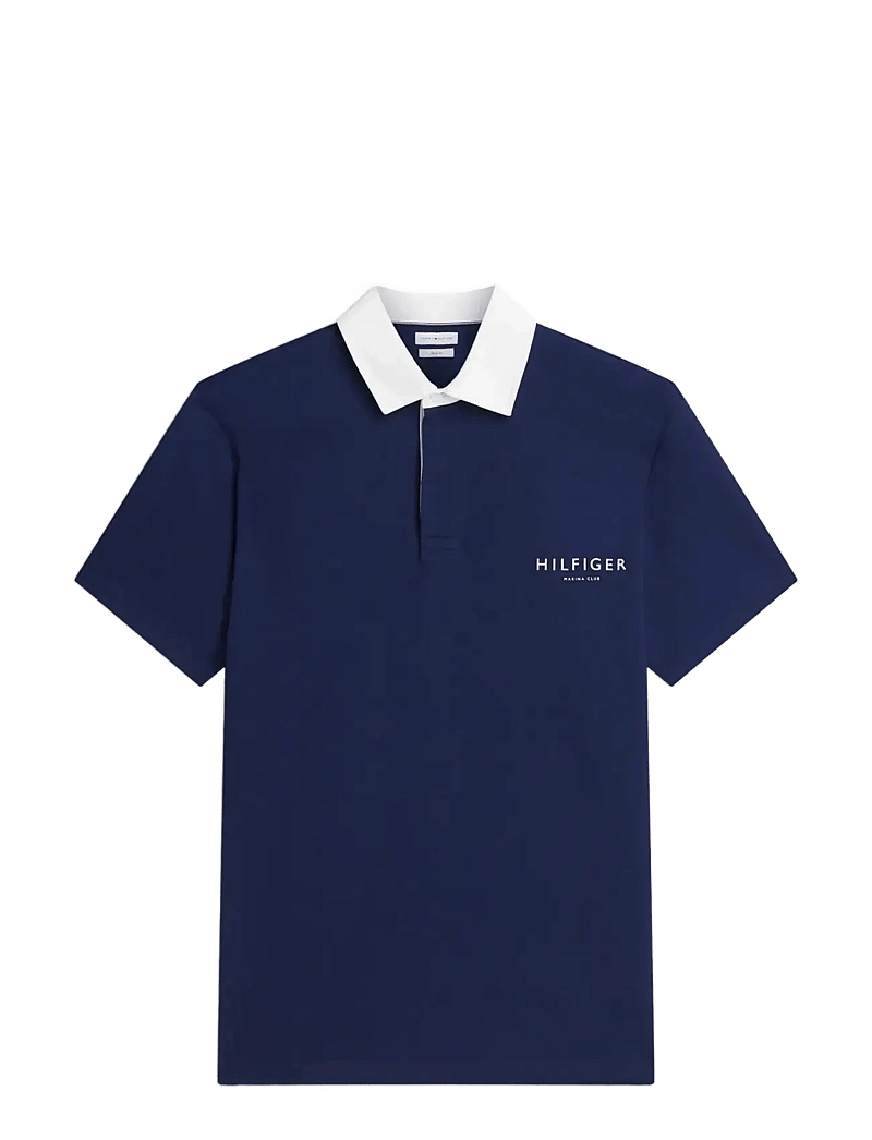Tommy Hilfiger - ATH CLASSIC FIT RUGBY POLO - lühikeste varrukatega polod - carbon navy - 1