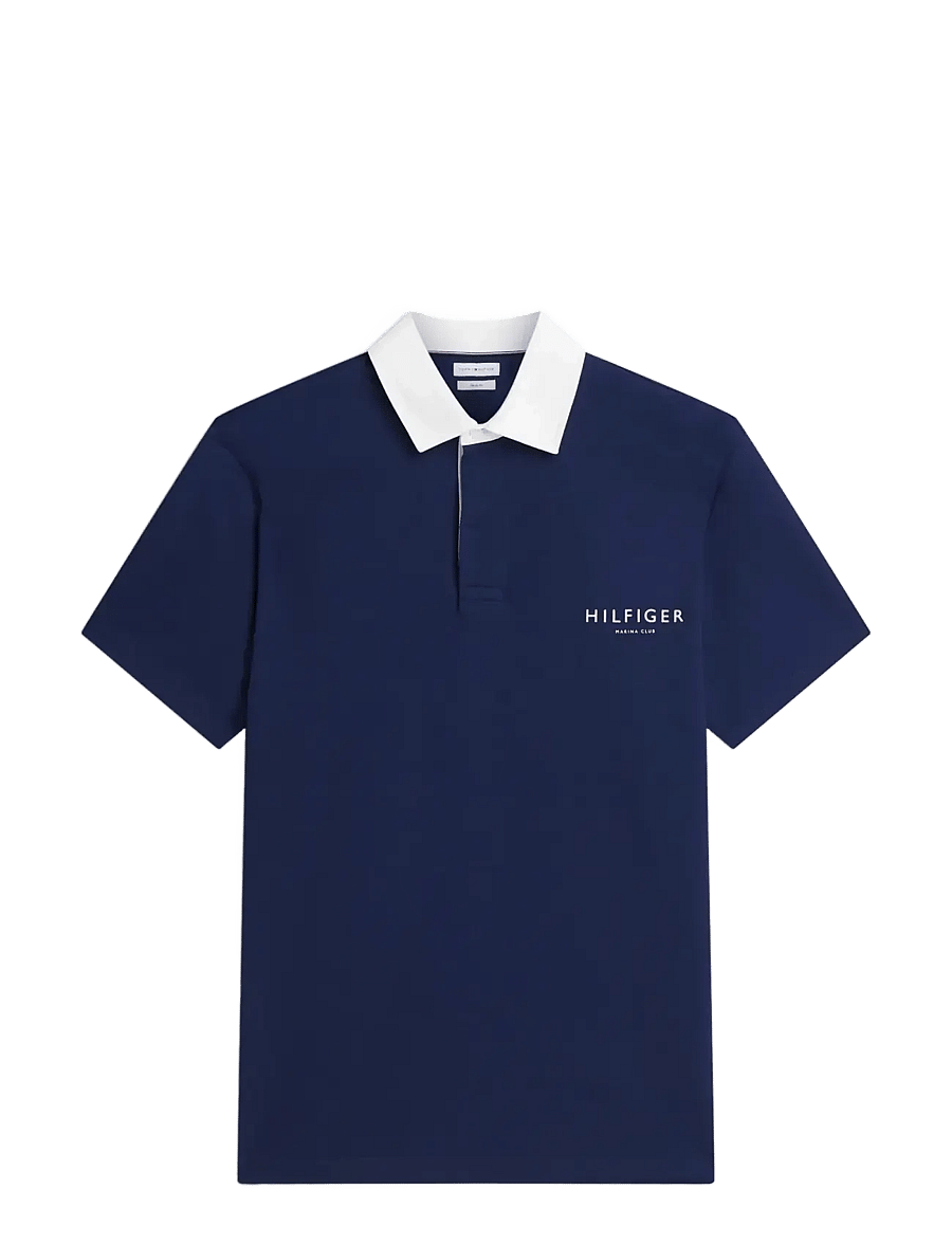 Tommy Hilfiger - ATH CLASSIC FIT RUGBY POLO - kurzärmelig - carbon navy - 1