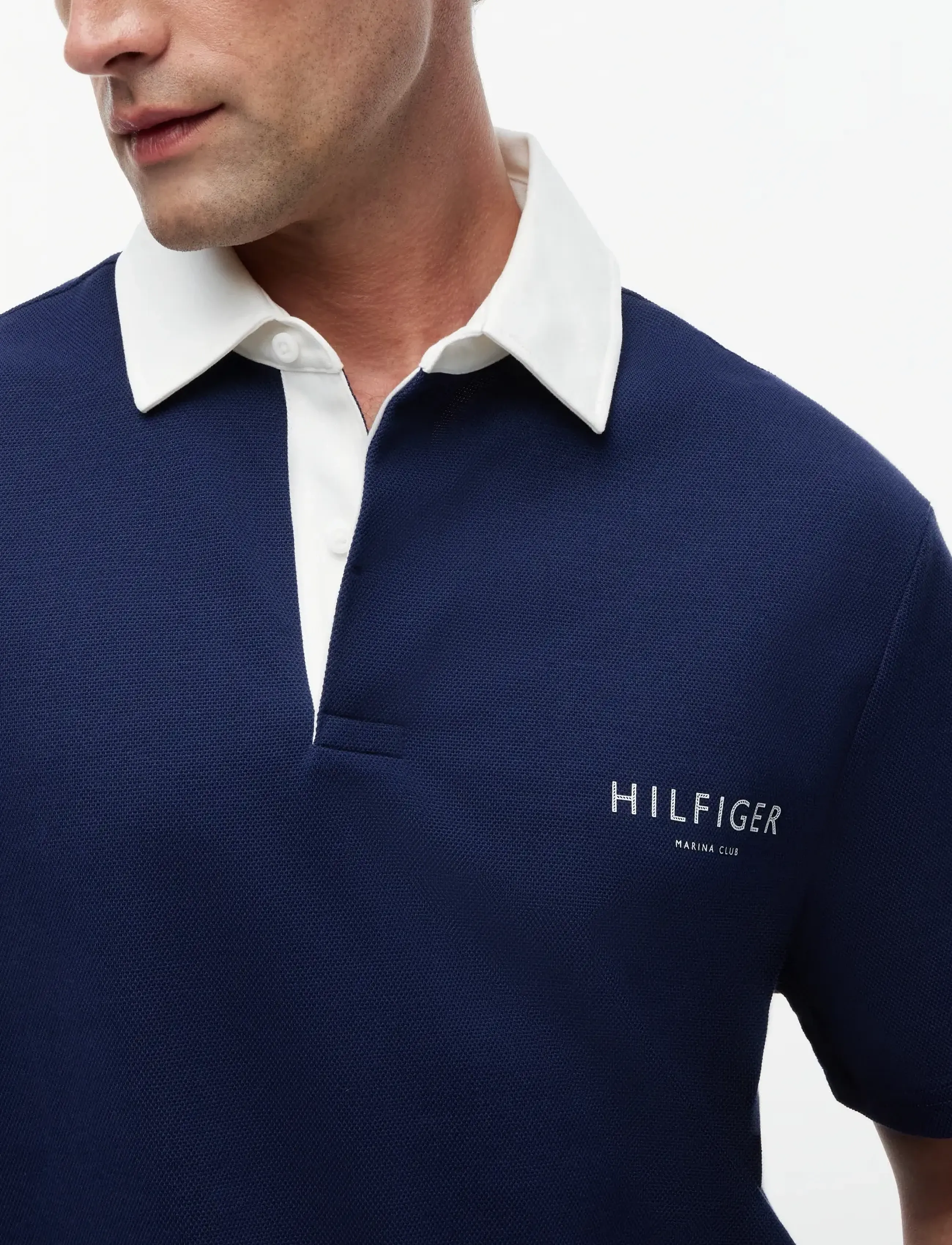 Tommy Hilfiger - ATH CLASSIC FIT RUGBY POLO - kurzärmelig - carbon navy - 3