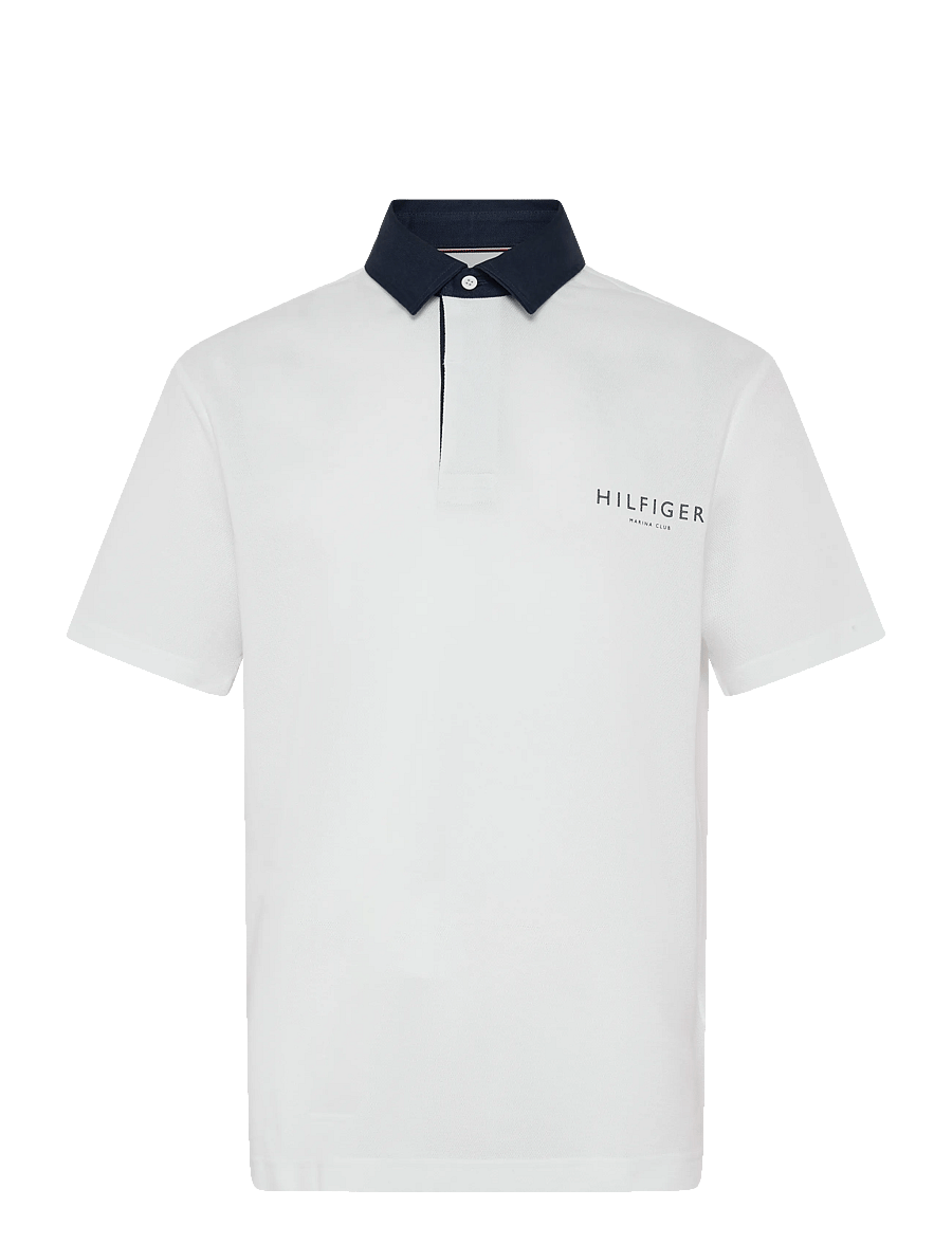 Tommy Hilfiger - ATH CLASSIC FIT RUGBY POLO - kurzärmelig - white - 1