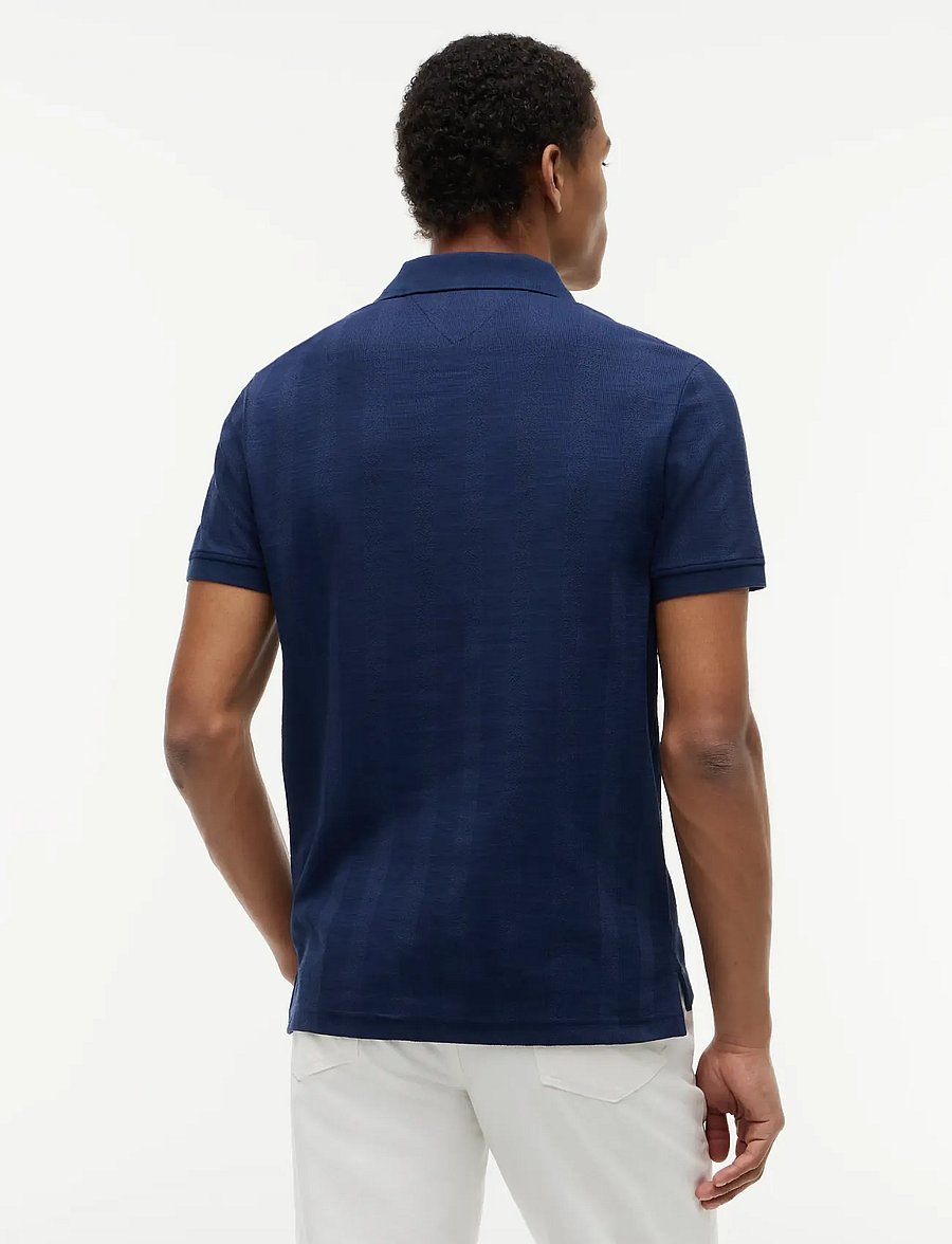 Tommy Hilfiger - VERTICAL TONAL STRIPE REG POLO - lühikeste varrukatega polod - carbon navy - 2