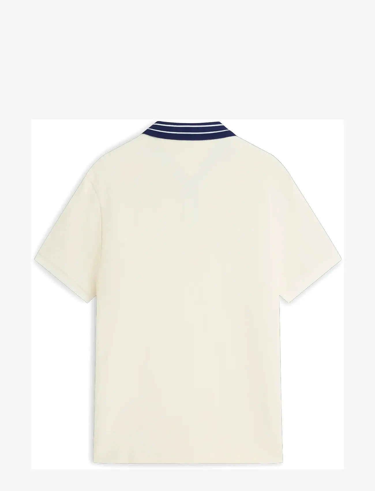 Tommy Hilfiger - ZIP PLACKET CLASSIC - stickade pikéer - ivory petal - 2