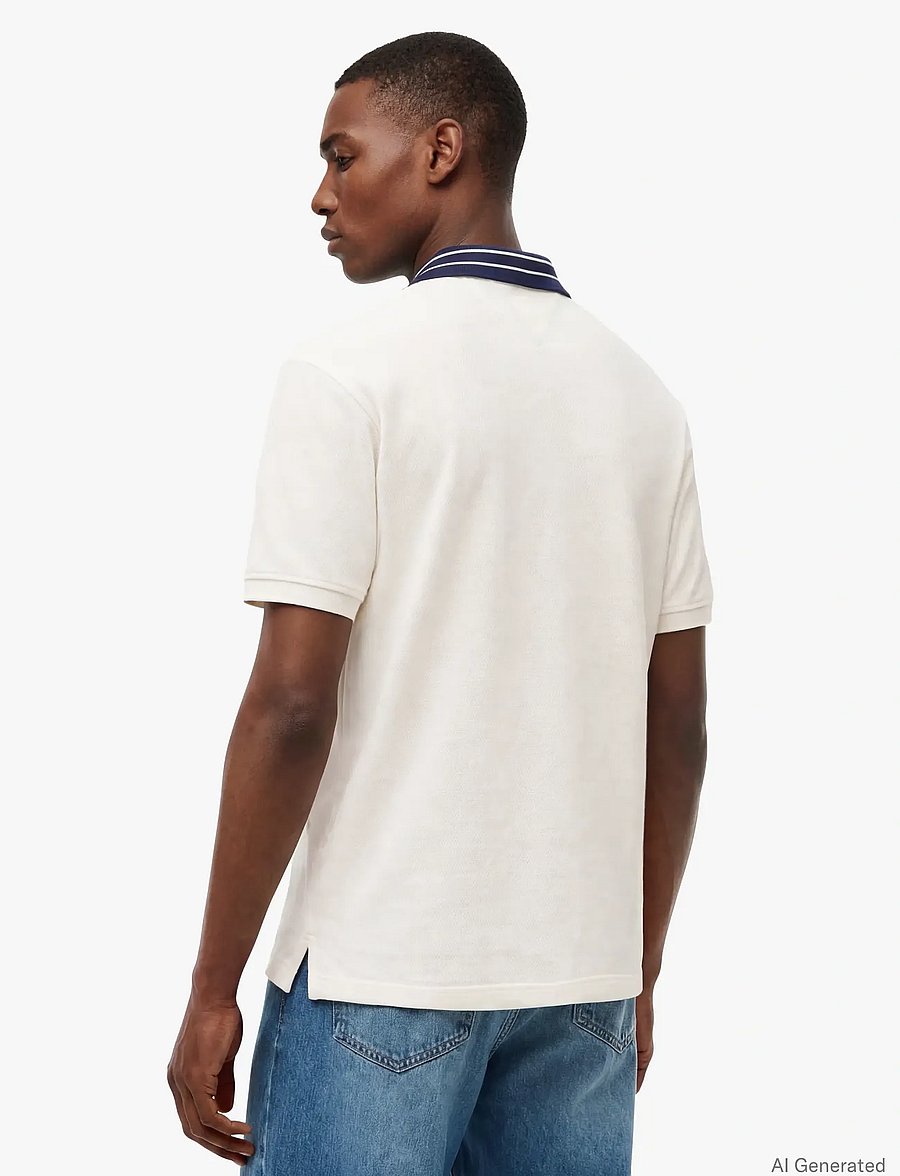 Tommy Hilfiger - ZIP PLACKET CLASSIC - knitted polos - ivory petal - 3