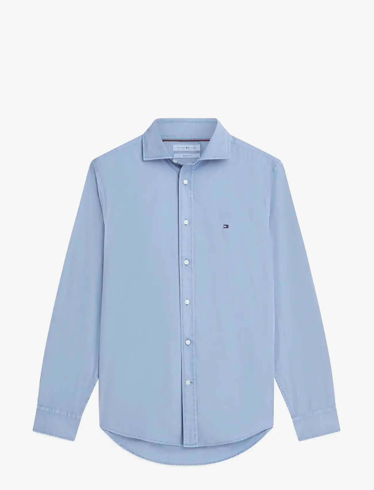 Tommy Hilfiger - GMD POPLIN SEMI SPREAD RF SHT - casual skjorter - brisk blue - 1