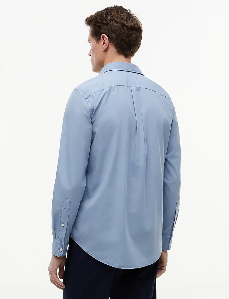 Tommy Hilfiger - GMD POPLIN SEMI SPREAD RF SHT - casual skjorter - brisk blue - 2