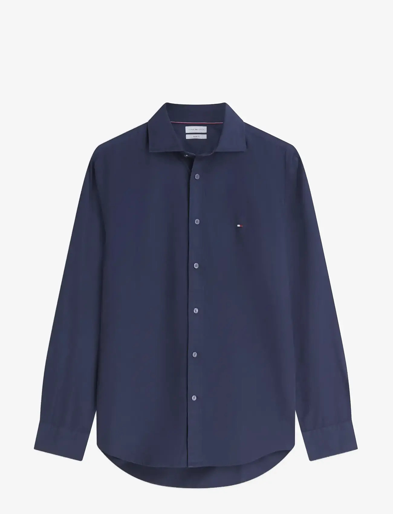 Tommy Hilfiger - GMD POPLIN SEMI SPREAD RF SHT - casual shirts - carbon navy - 1