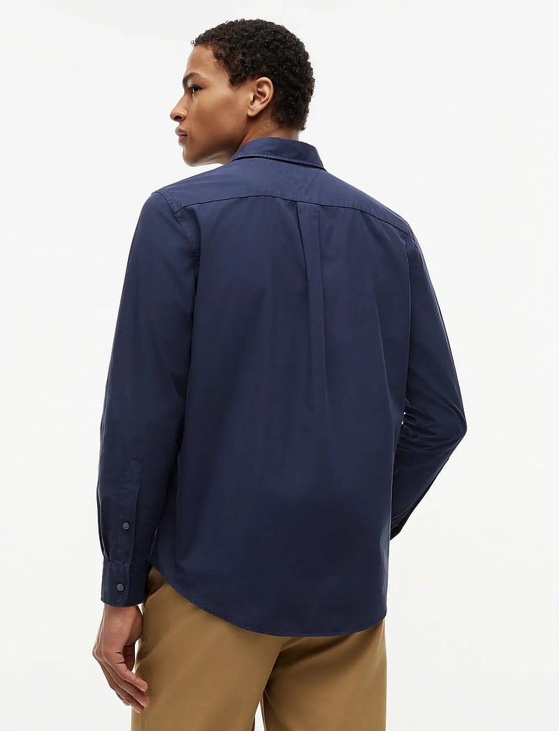 Tommy Hilfiger - GMD POPLIN SEMI SPREAD RF SHT - casual shirts - carbon navy - 2