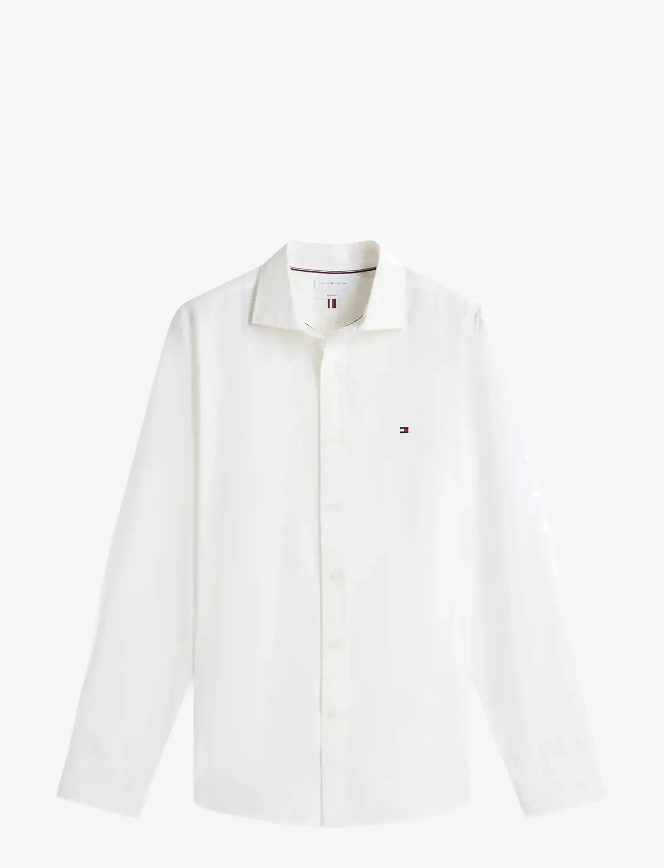 Tommy Hilfiger - GMD POPLIN SEMI SPREAD RF SHT - casual skjorter - white - 1