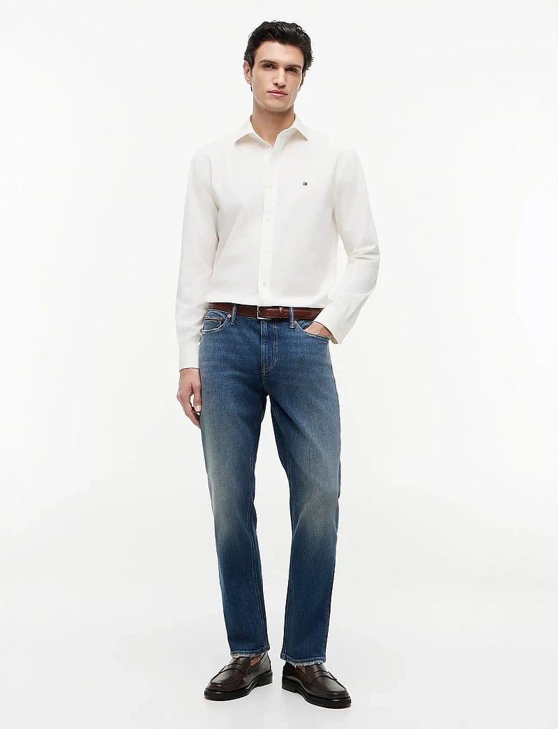 Tommy Hilfiger - GMD POPLIN SEMI SPREAD RF SHT - casual skjorter - white - 4