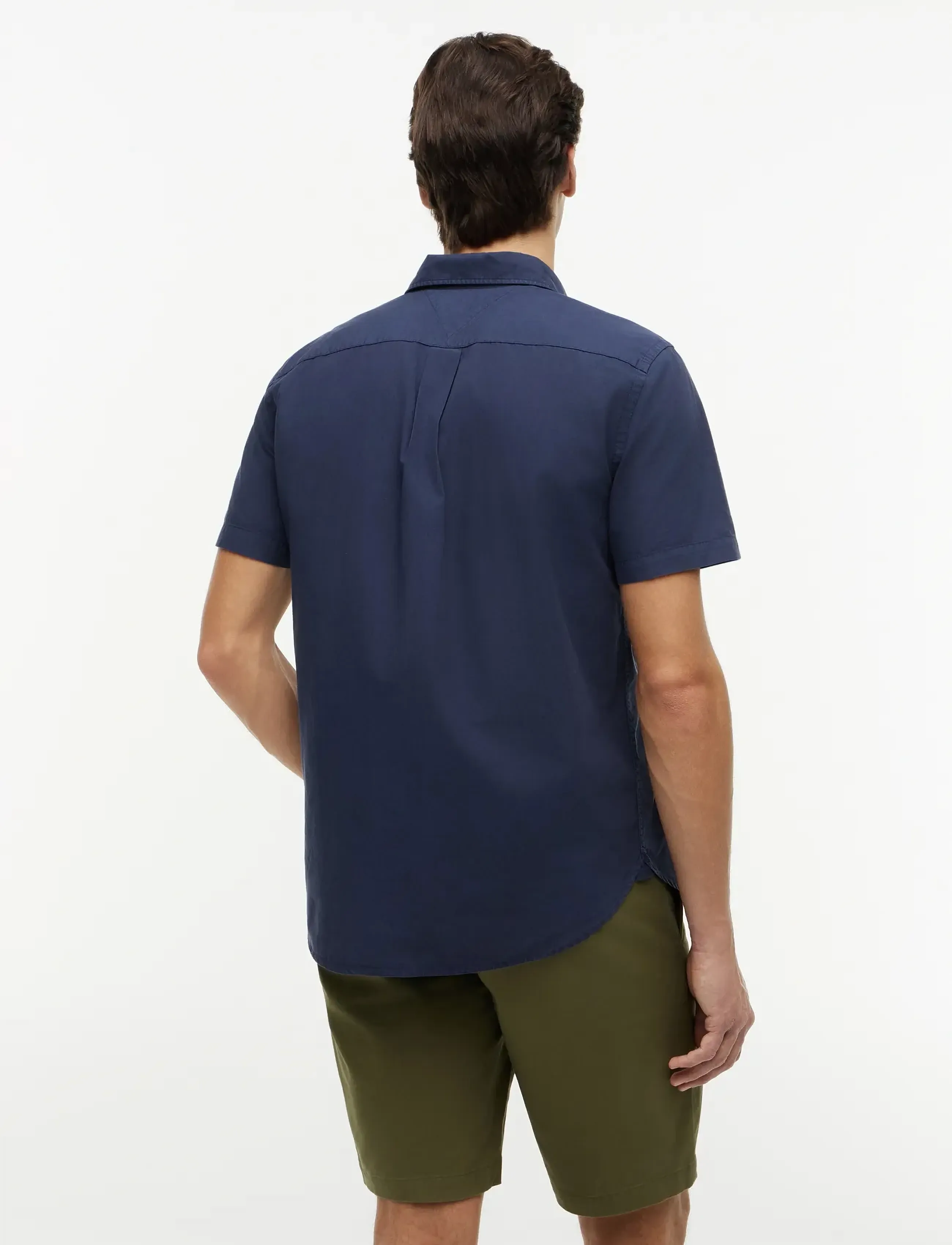 Tommy Hilfiger - GMD POPLIN BTD S/S SHIRT - lühikeste varrukatega särgid - carbon navy - 2