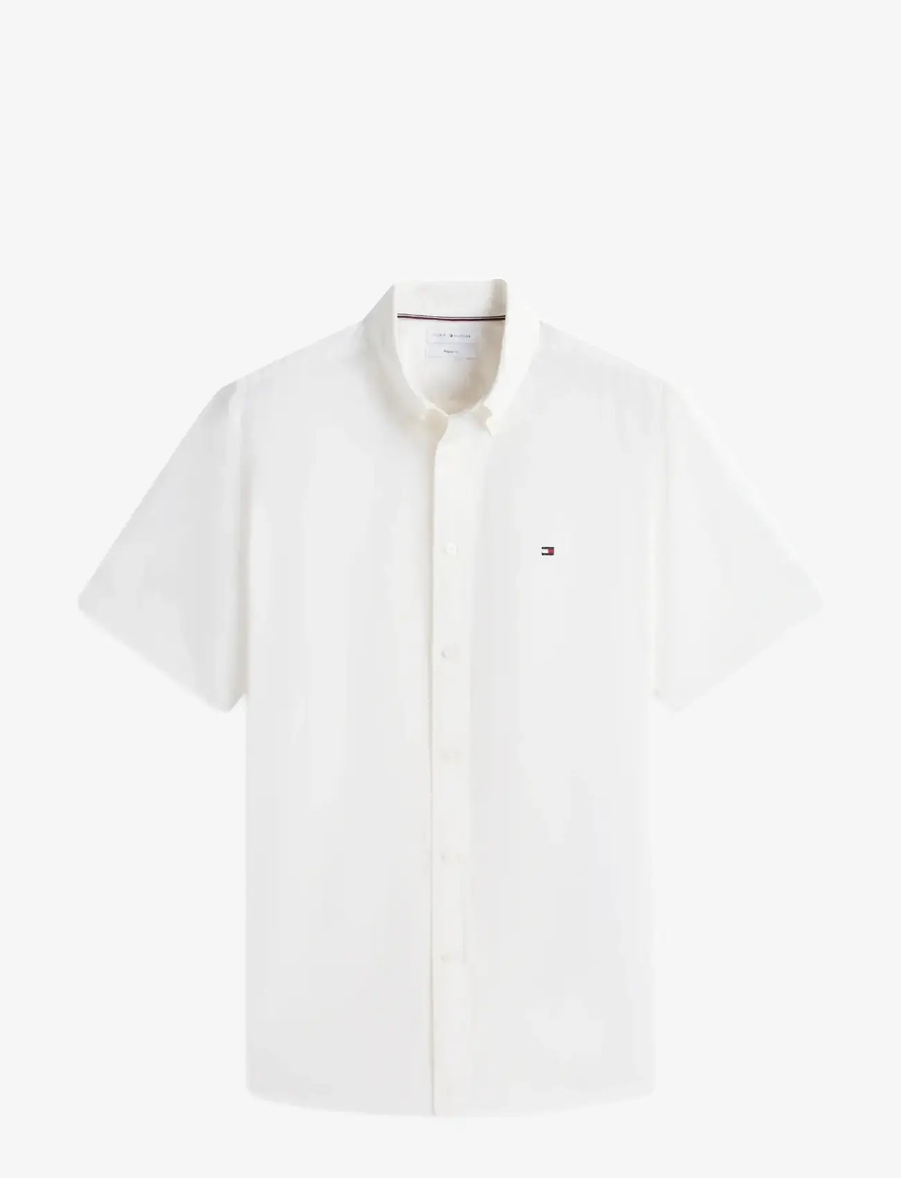 Tommy Hilfiger - GMD POPLIN BTD S/S SHIRT - kortærmede skjorter - white - 1
