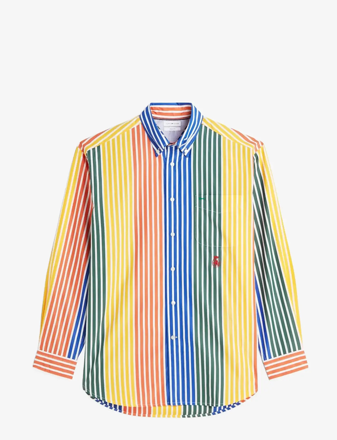 Tommy Hilfiger - PREP ICON STRIPE RLX SHIRT - stribede skjorter - brilliant orange   stripe - 1