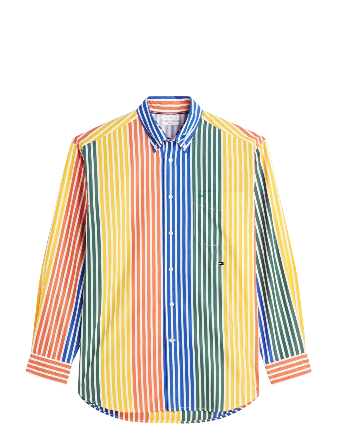 Tommy Hilfiger - PREP ICON STRIPE RLX SHIRT - striped shirts - brilliant orange   stripe - 1