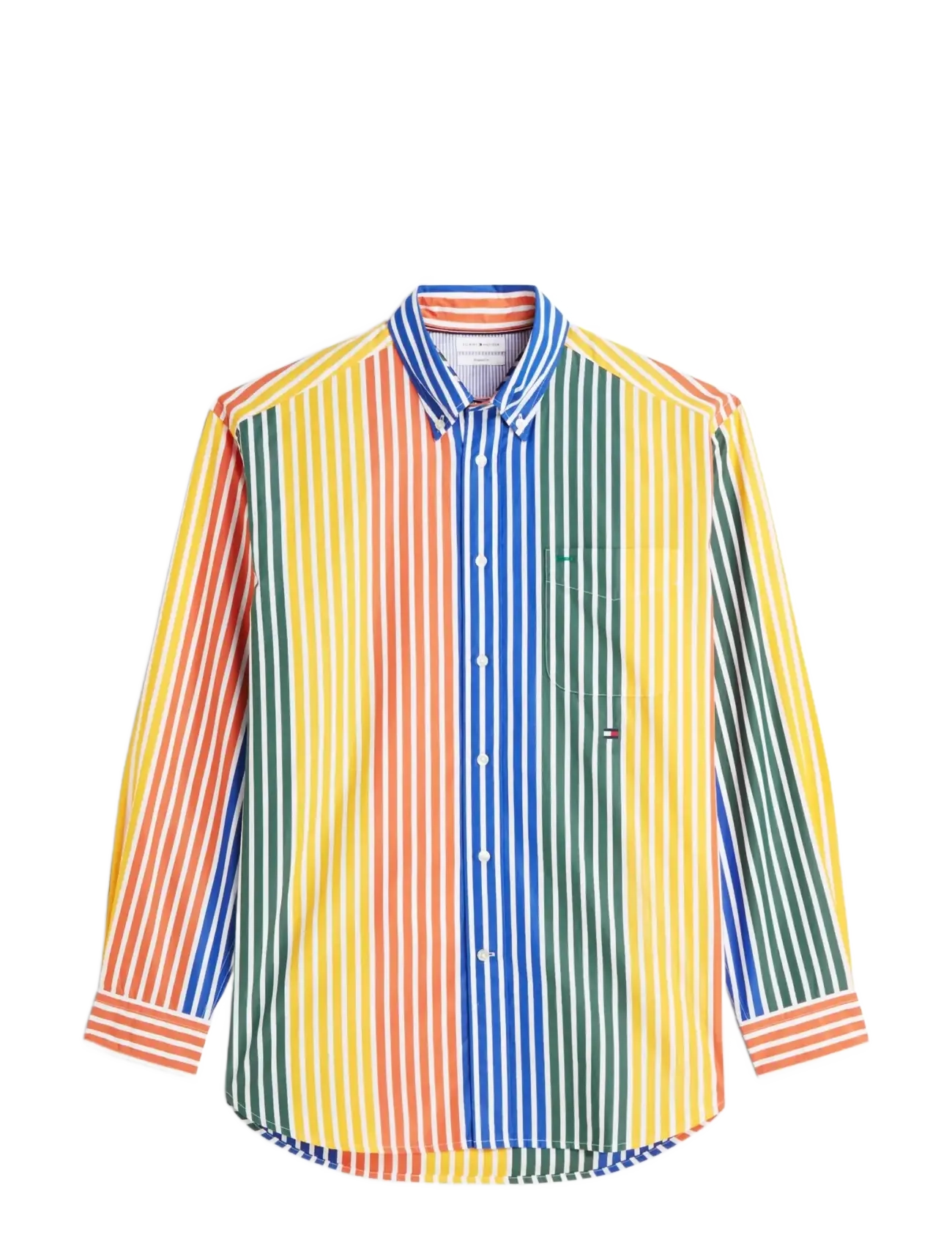 Tommy Hilfiger - PREP ICON STRIPE RLX SHIRT - premium styles - brilliant orange   stripe - 1