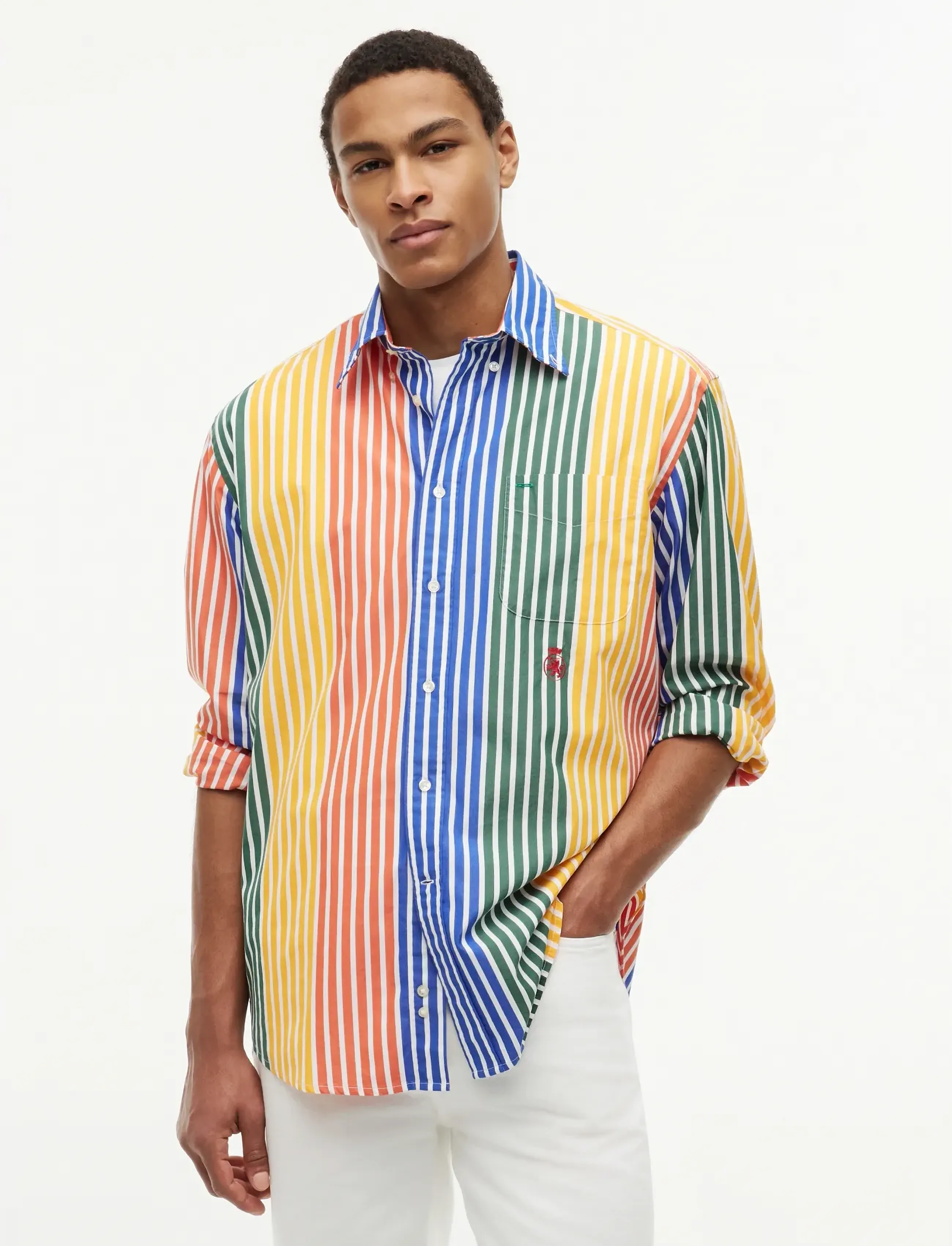 Tommy Hilfiger Prep Icon Stripe Rlx Shirt, M, Shirts, Mehrfarbig/gemustert - Striped Männerswear