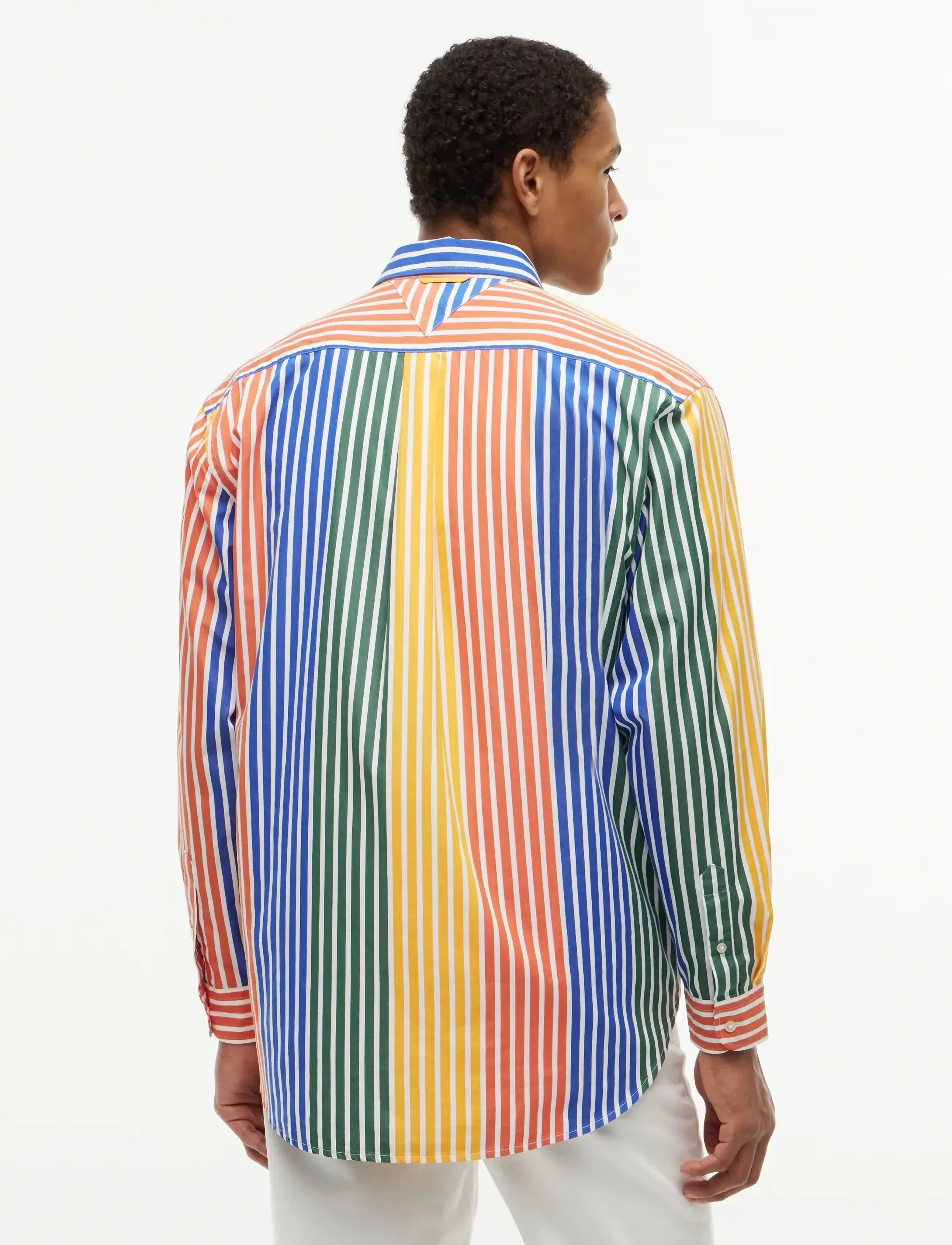 Tommy Hilfiger - PREP ICON STRIPE RLX SHIRT - randiga skjortor - brilliant orange   stripe - 2