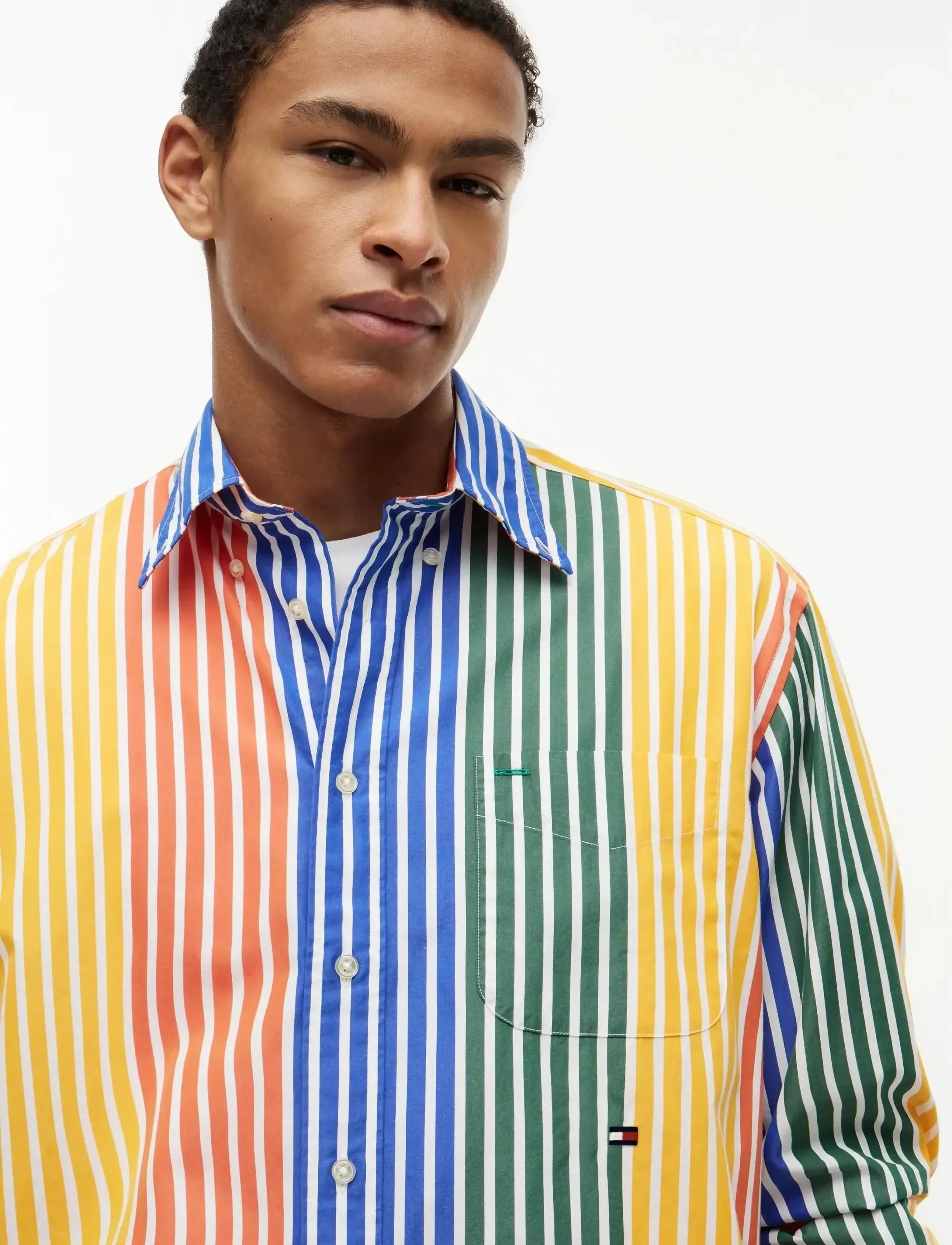 Tommy Hilfiger - PREP ICON STRIPE RLX SHIRT - striped shirts - brilliant orange   stripe - 3