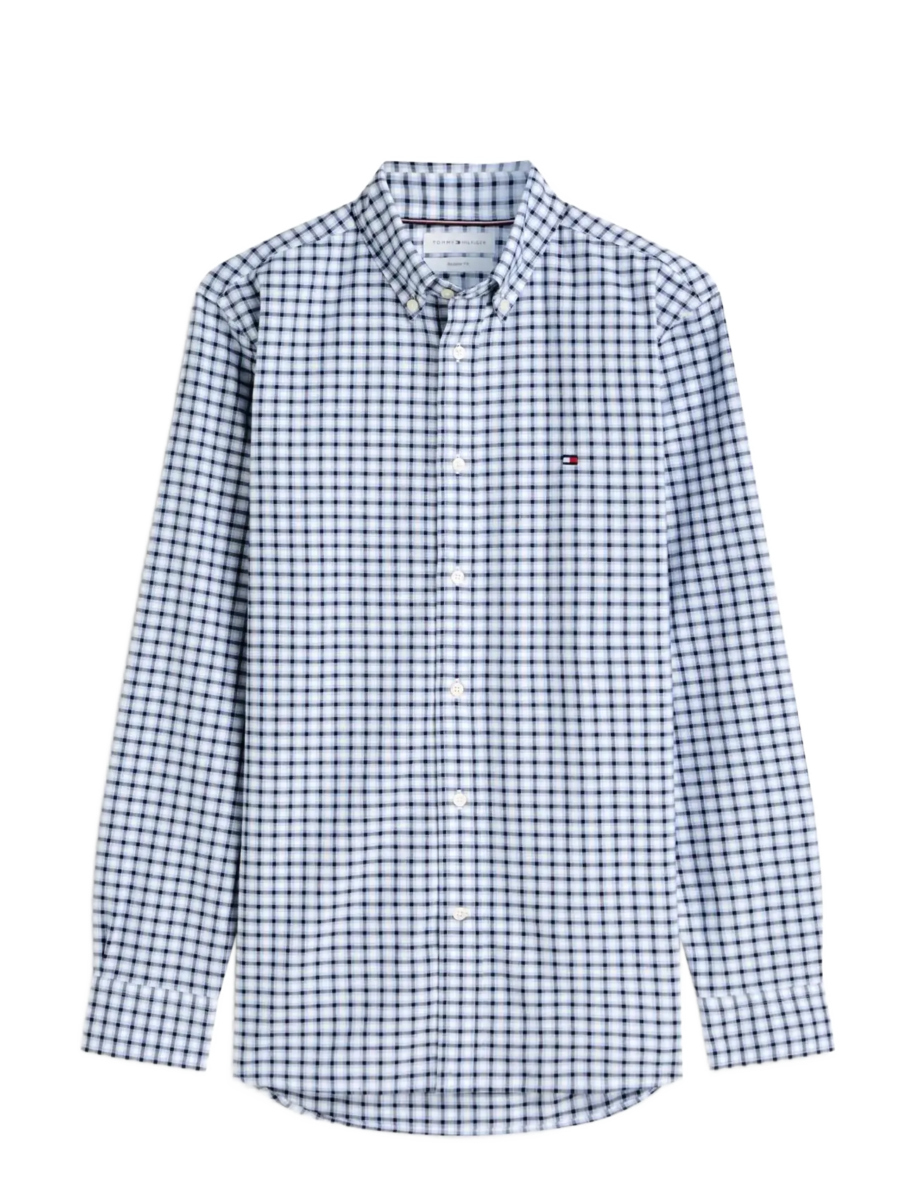 Tommy Hilfiger HERITAGE OXFORD SMALL CHECK SHT - Oxfordi särgid - BLUE SPELL   CHECK / blue