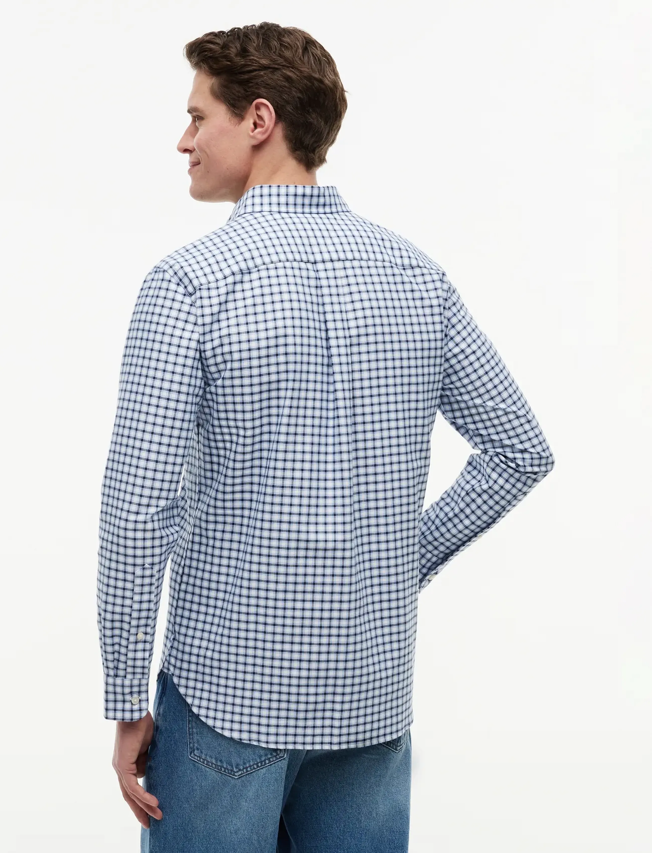 Tommy Hilfiger - HERITAGE OXFORD SMALL CHECK SHT - blue spell   check - 2