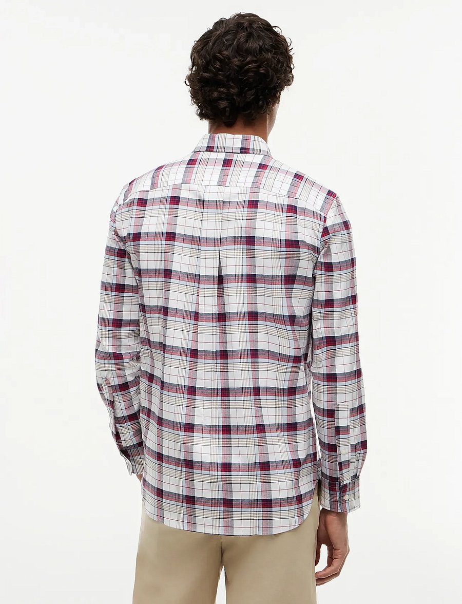 Tommy Hilfiger - HERITAGE OXFORD MEDIUM CHECK - rūtaini krekli - white check - 2