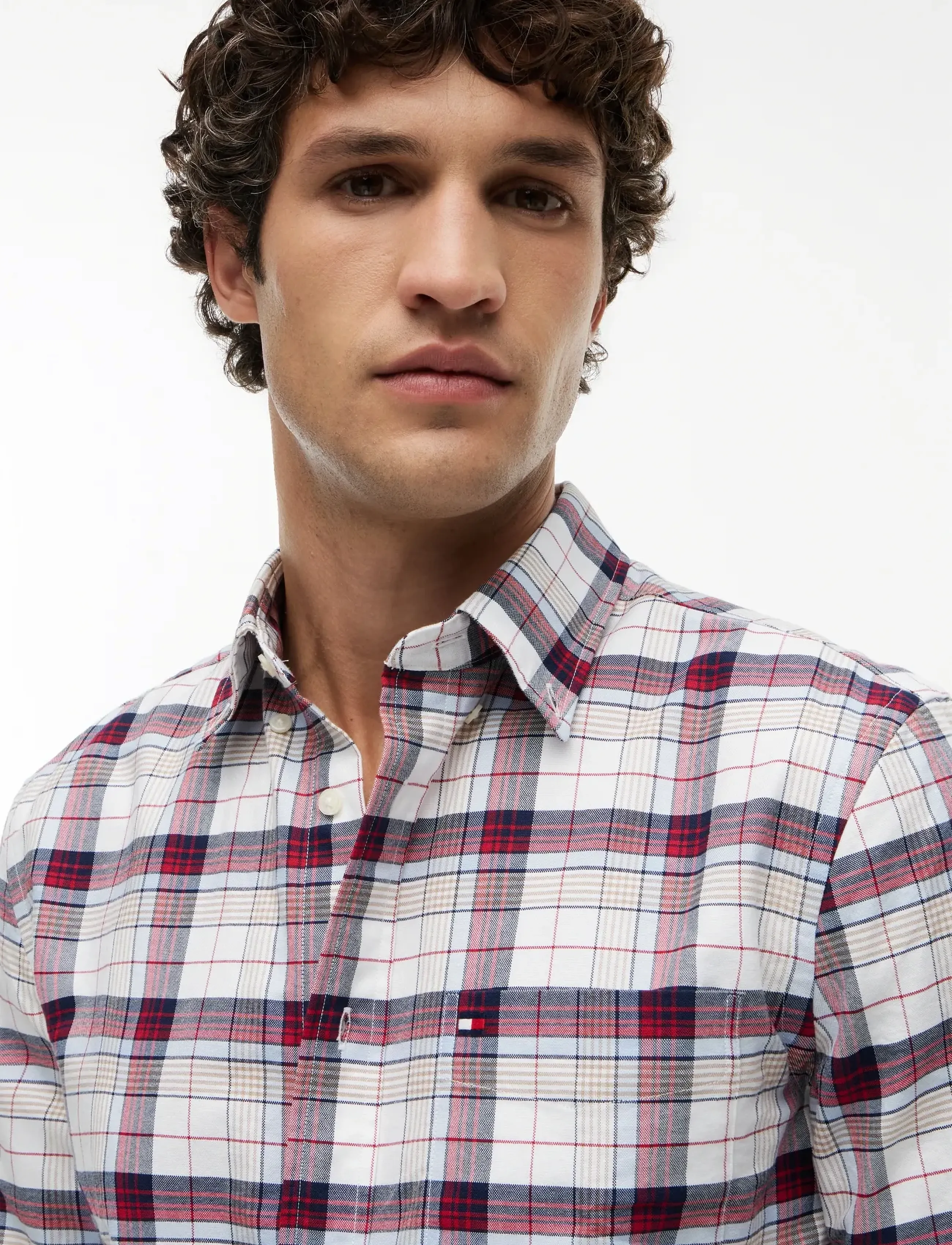 Tommy Hilfiger - HERITAGE OXFORD MEDIUM CHECK - geruite overhemden - white   check - 3