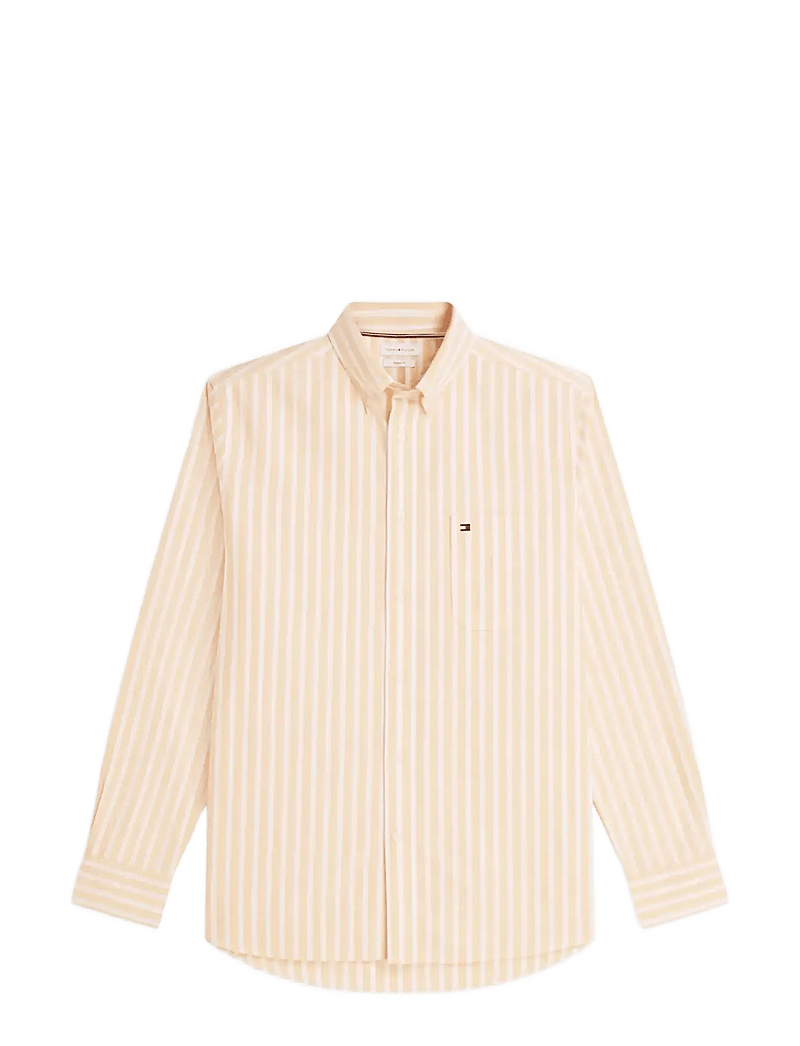 Tommy Hilfiger - HERITAGE OXFORD SEASONAL STP - dryžuoti marškiniai - orange flash stripe - 1