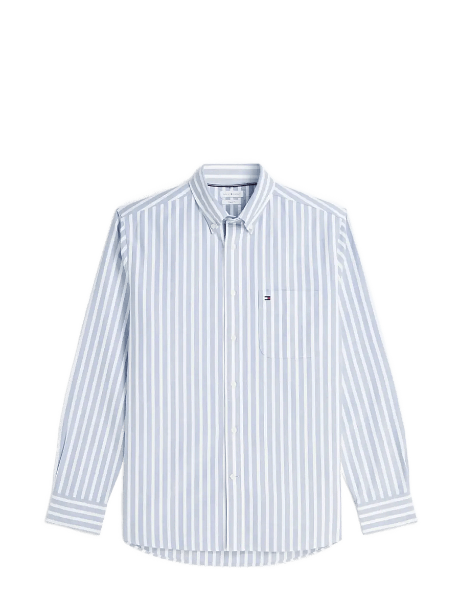Tommy Hilfiger - HERITAGE OXFORD SEASONAL STP - stribede skjorter - regal blue stripe - 1