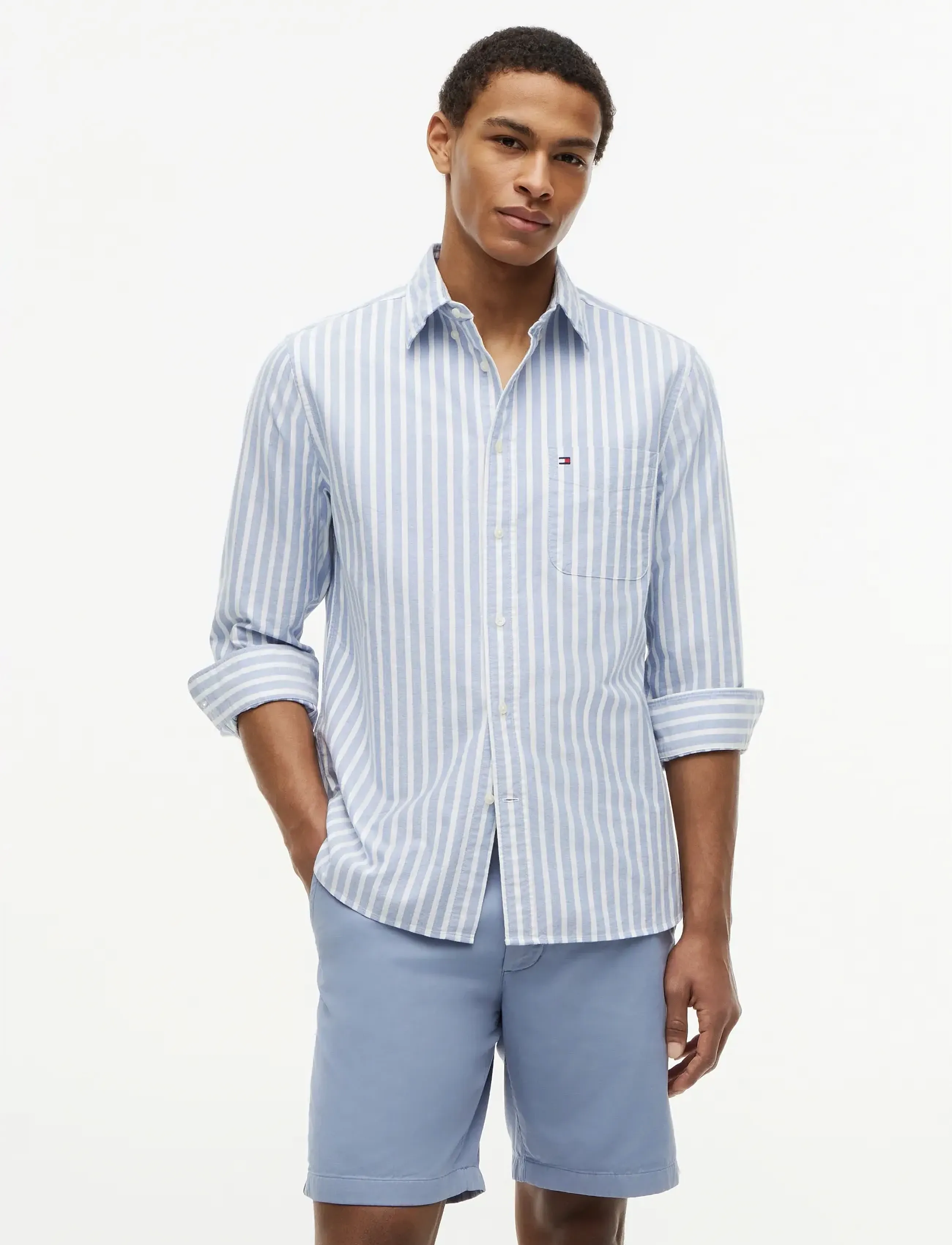 Tommy Hilfiger HERITAGE OXFORD SEASONAL STP - Casual skjortor - REGAL BLUE   STRIPE / blue
