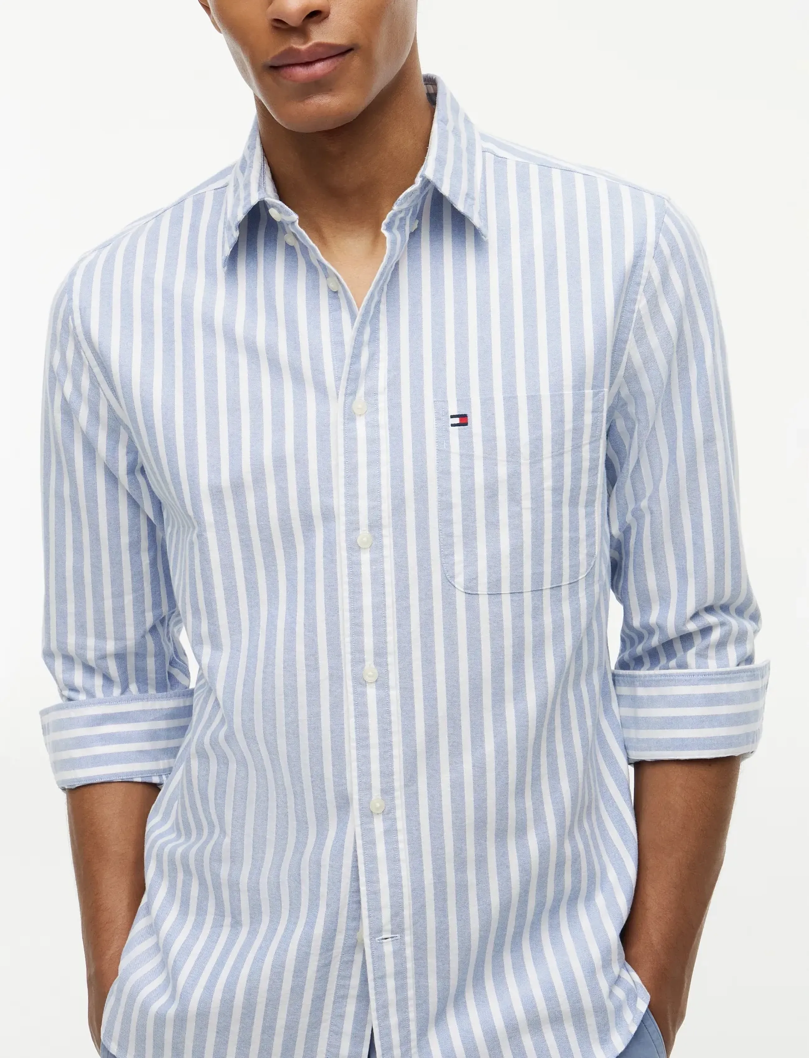 Tommy Hilfiger - HERITAGE OXFORD SEASONAL STP - stribede skjorter - regal blue   stripe - 3