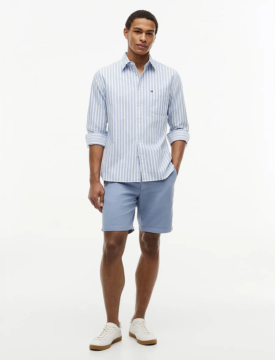 Tommy Hilfiger - HERITAGE OXFORD SEASONAL STP - stribede skjorter - regal blue stripe - 4