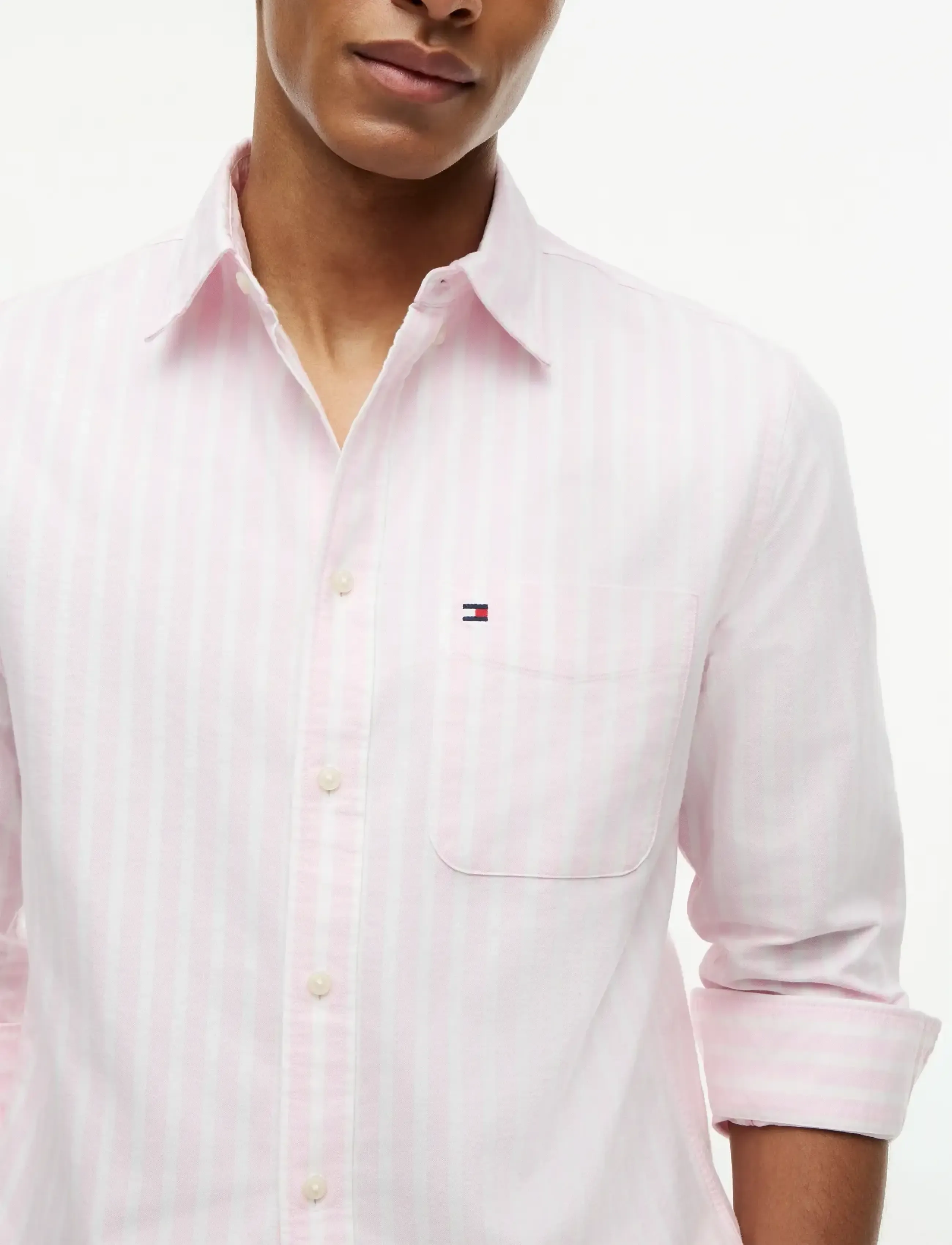 Tommy Hilfiger - HERITAGE OXFORD SEASONAL STP - chemises à rayures - rose petal   stripe - 3