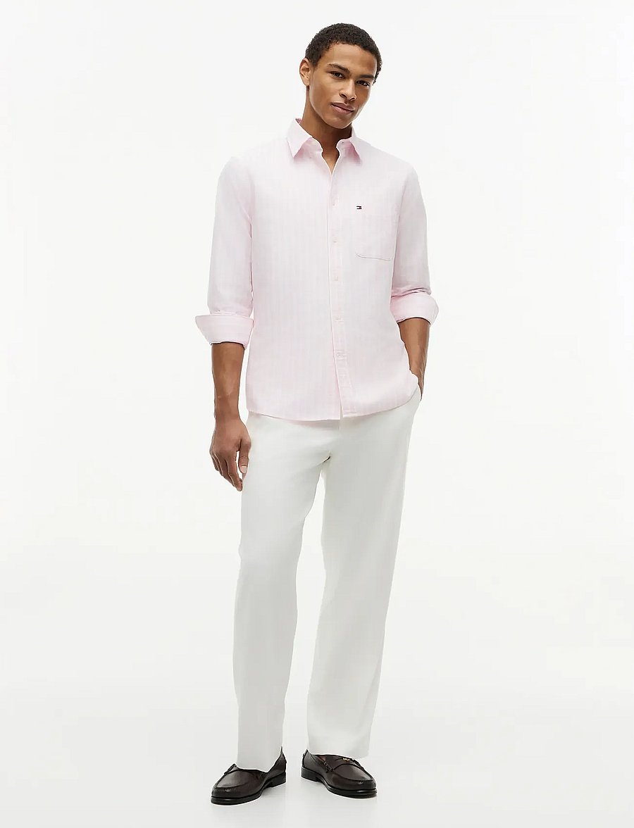 Tommy Hilfiger - HERITAGE OXFORD SEASONAL STP - chemises à rayures - rose petal stripe - 4