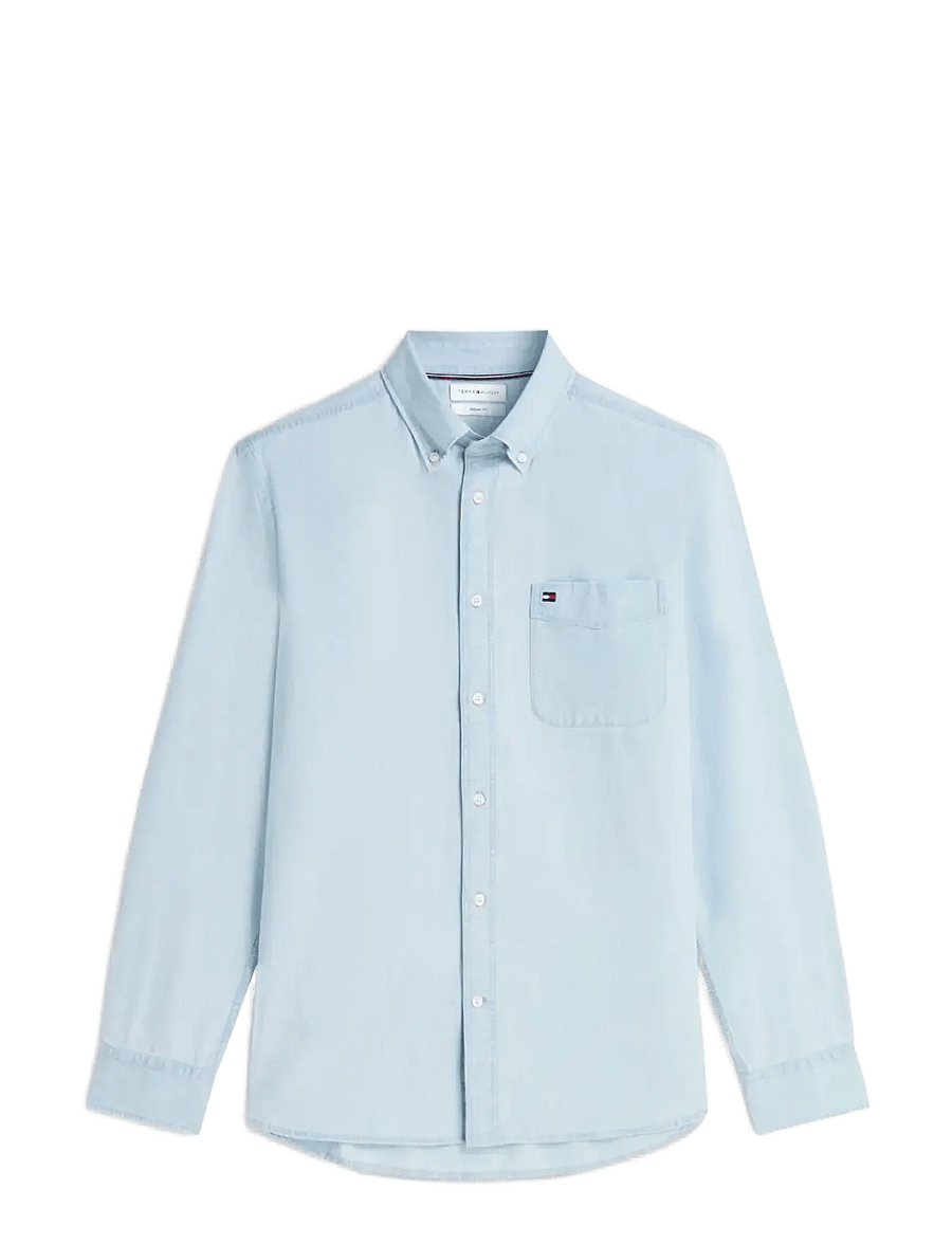 Tommy Hilfiger - CHAMBRAY SOLID RF SHIRT - casual hemden - light blue chambray - 1