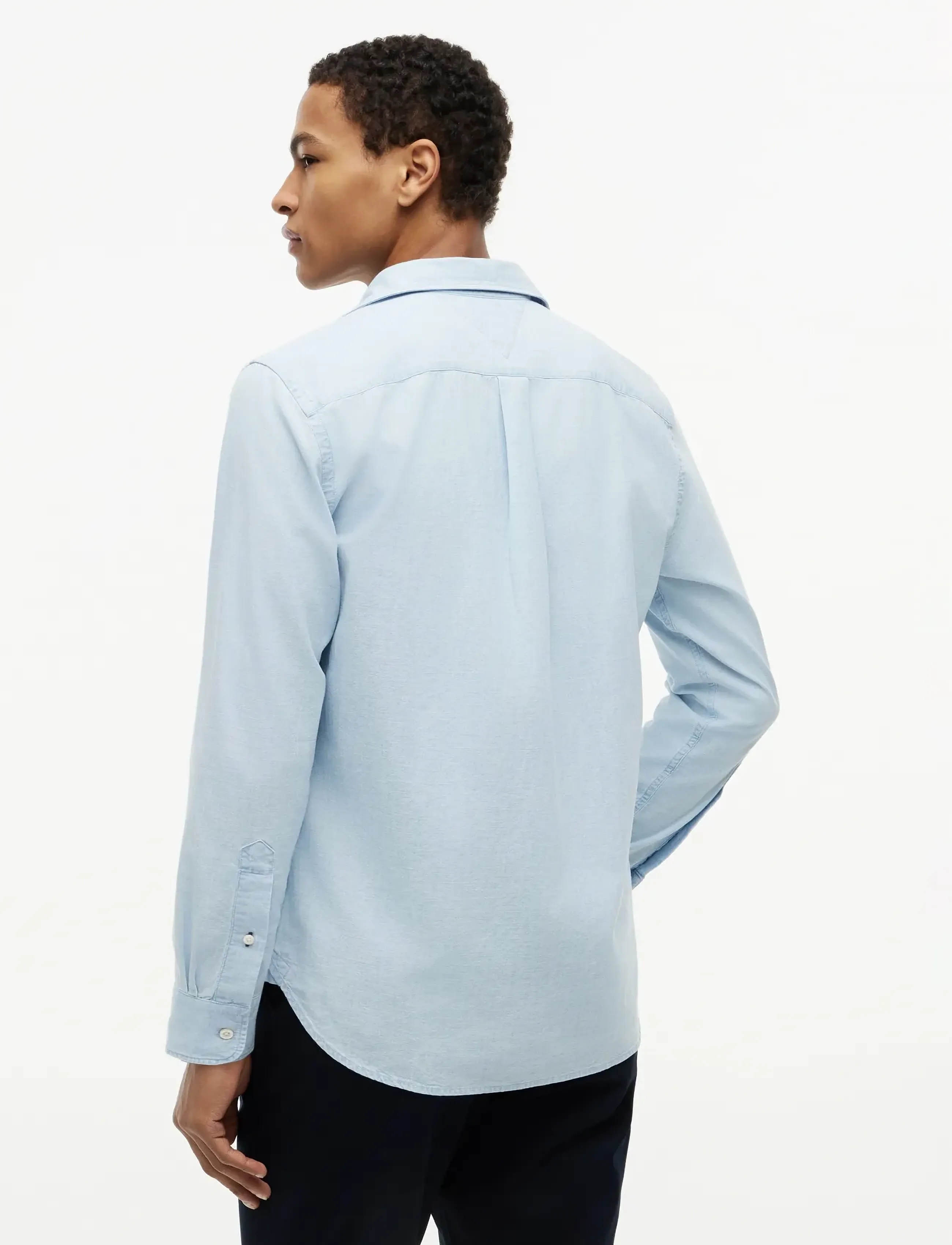 Tommy Hilfiger - CHAMBRAY SOLID RF SHIRT - casual skjortor - light blue chambray - 2