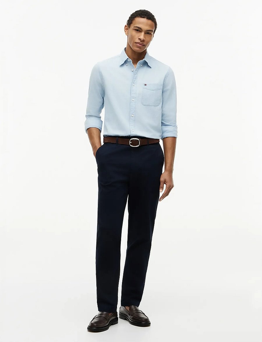 Tommy Hilfiger - CHAMBRAY SOLID RF SHIRT - casual hemden - light blue chambray - 4