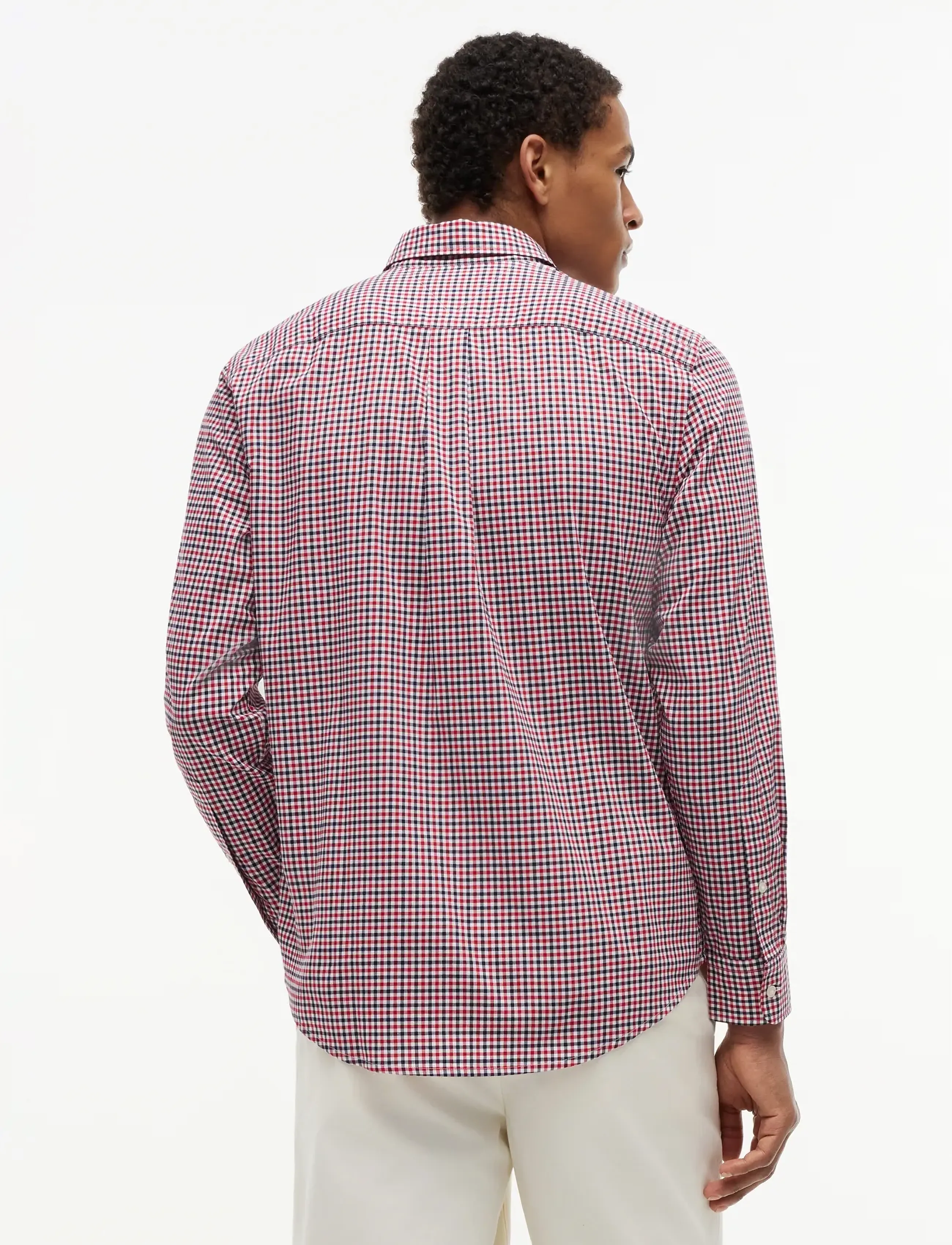 Tommy Hilfiger - FLEX POPLIN GINGHAM SHIRT - medium red   multi check - 2