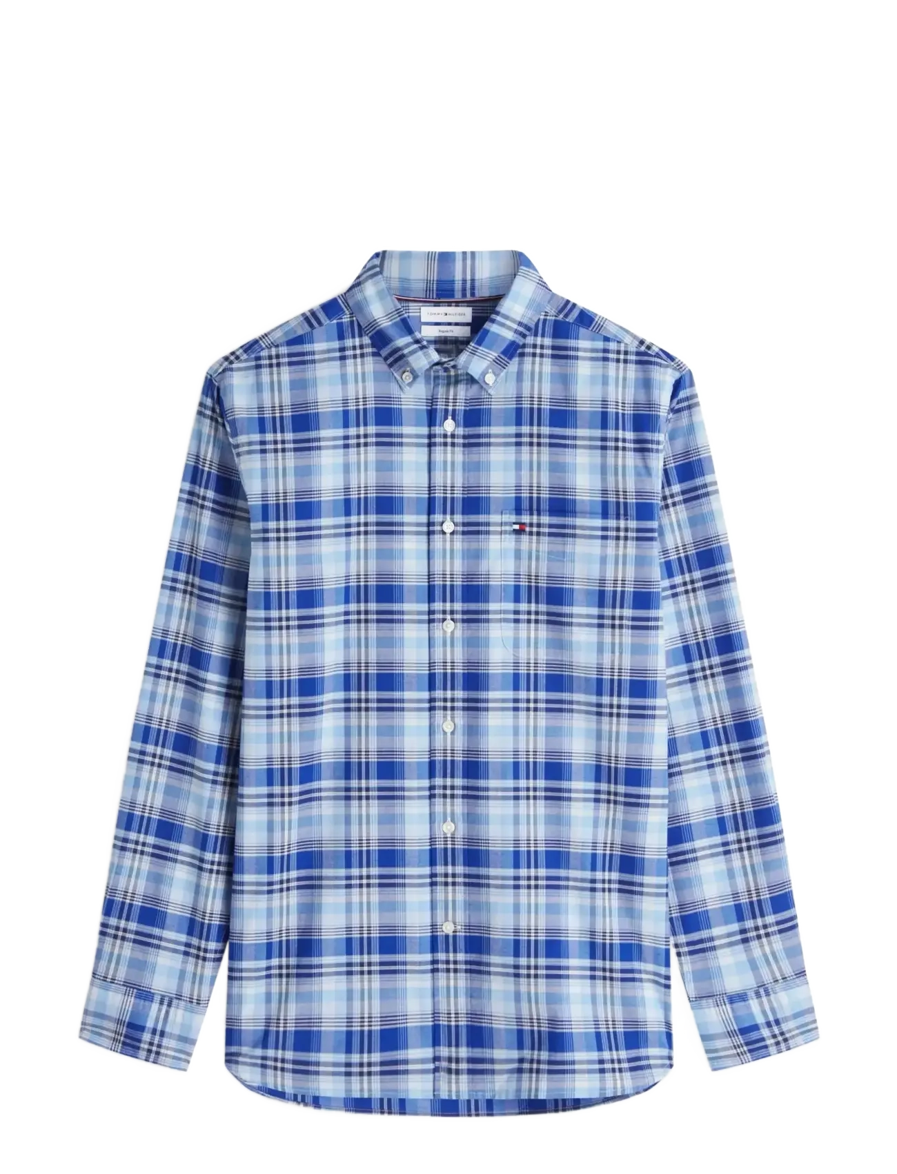 Tommy Hilfiger - LW OXFORD MULTI CHK RF SHIRT - oxford skjorter - wedge blue   check - 1