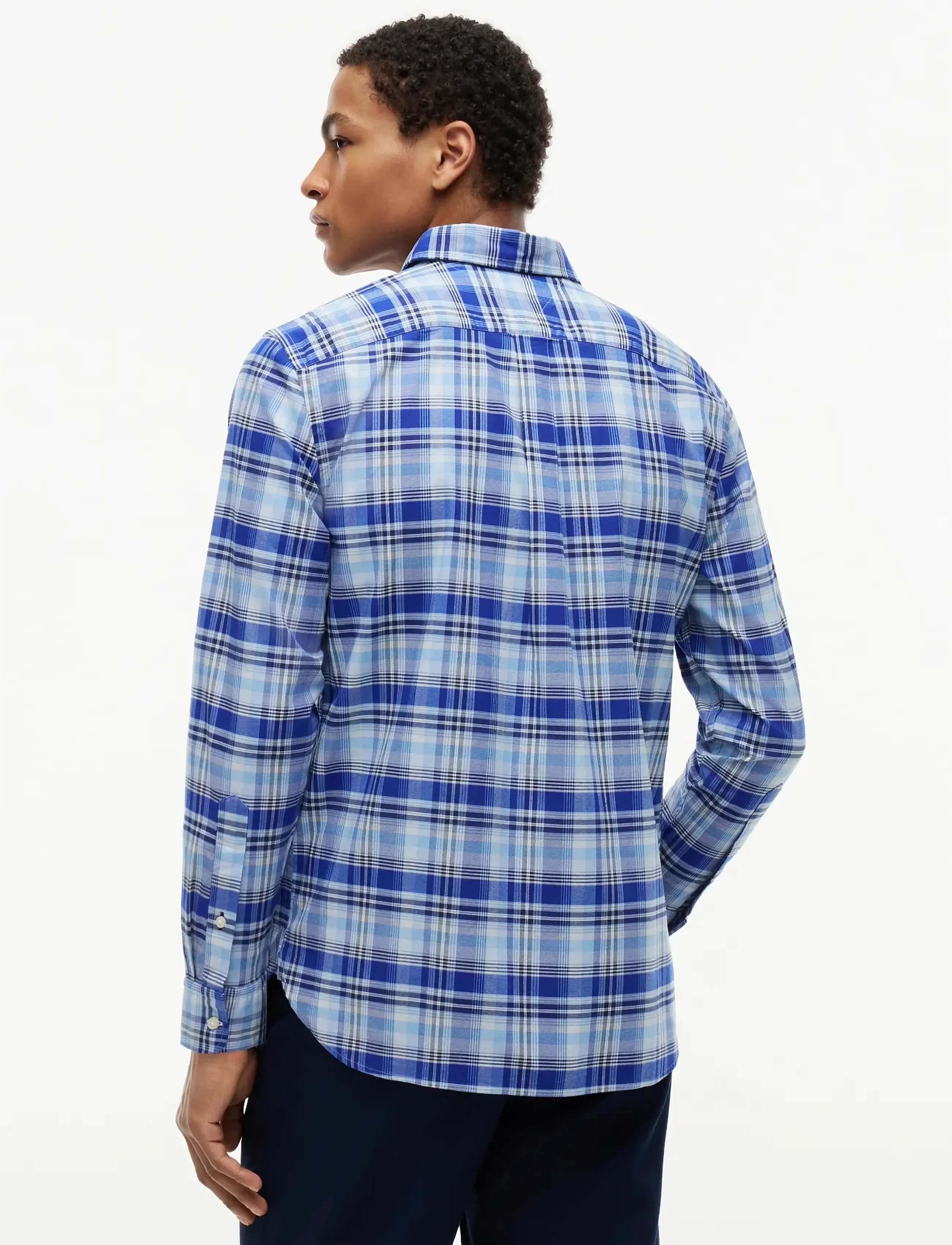 Tommy Hilfiger - LW OXFORD MULTI CHK RF SHIRT - oxford skjorter - wedge blue   check - 2