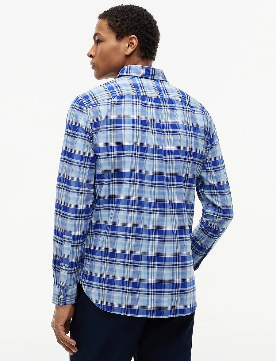 Tommy Hilfiger - LW OXFORD MULTI CHK RF SHIRT - oxford skjorter - wedge blue check - 2