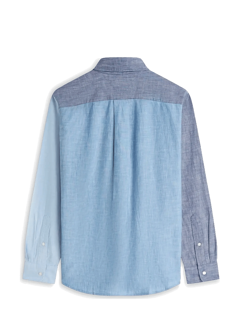 Tommy Hilfiger - CHAMBRAY BLOCKING - denimskjorter - mid blue check - 2