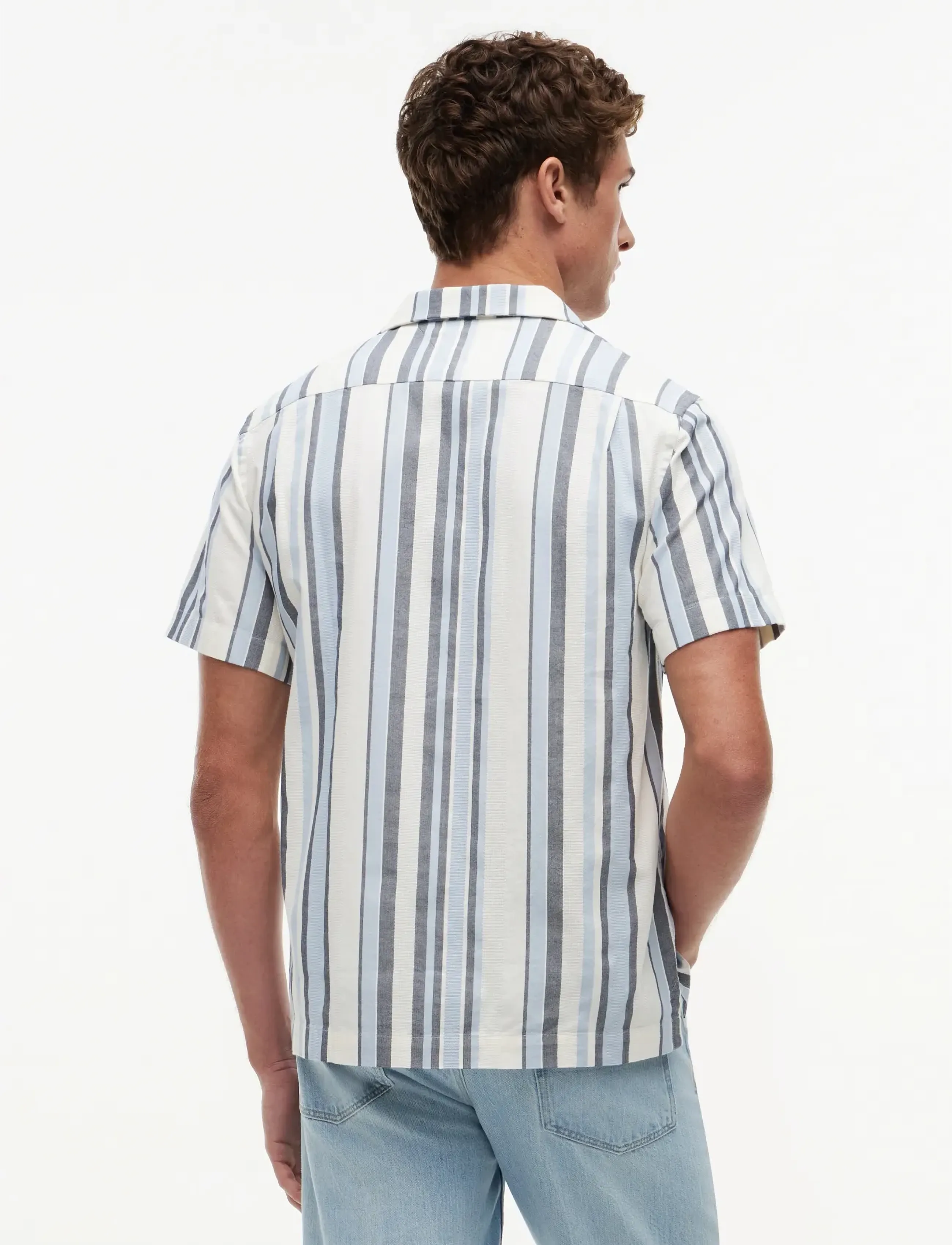 Tommy Hilfiger - STRUCTURE MULTI STP SS SHIRT - lühikeste varrukatega särgid - carbon navy   stripe - 2