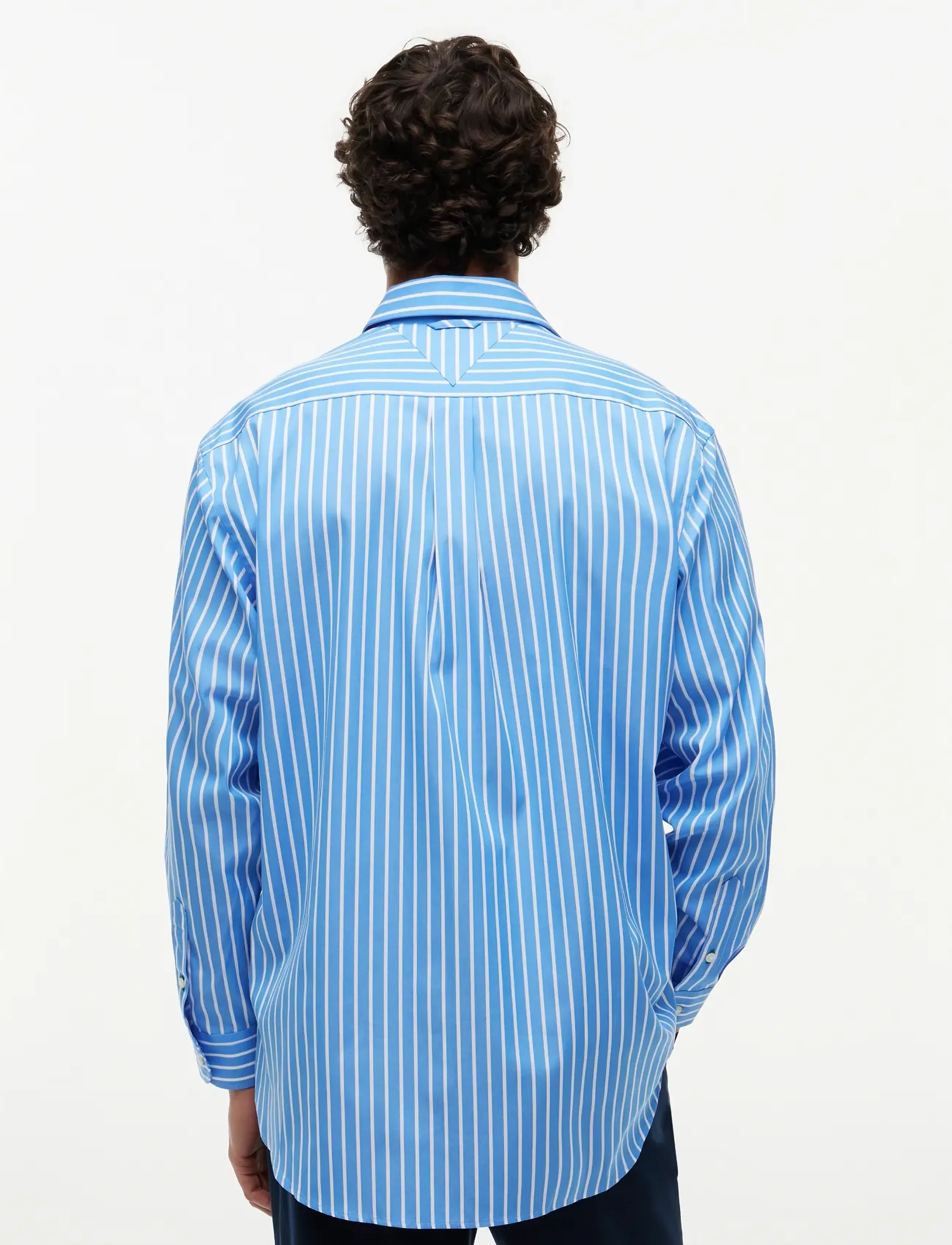Tommy Hilfiger - COLORBLOCK ASYMETRICAL STRIPES - triibulised särgid - blue spell   stripe - 2