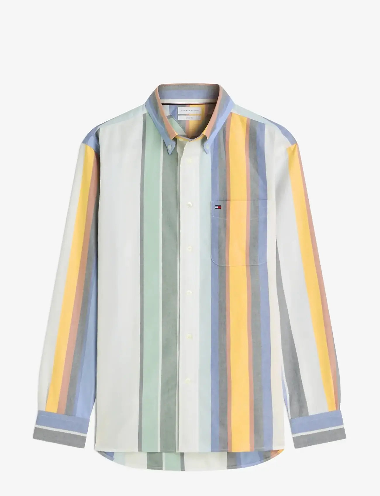 Tommy Hilfiger - HERITAGE OXFORD MULTI STP - stribede skjorter - white   stripe - 1