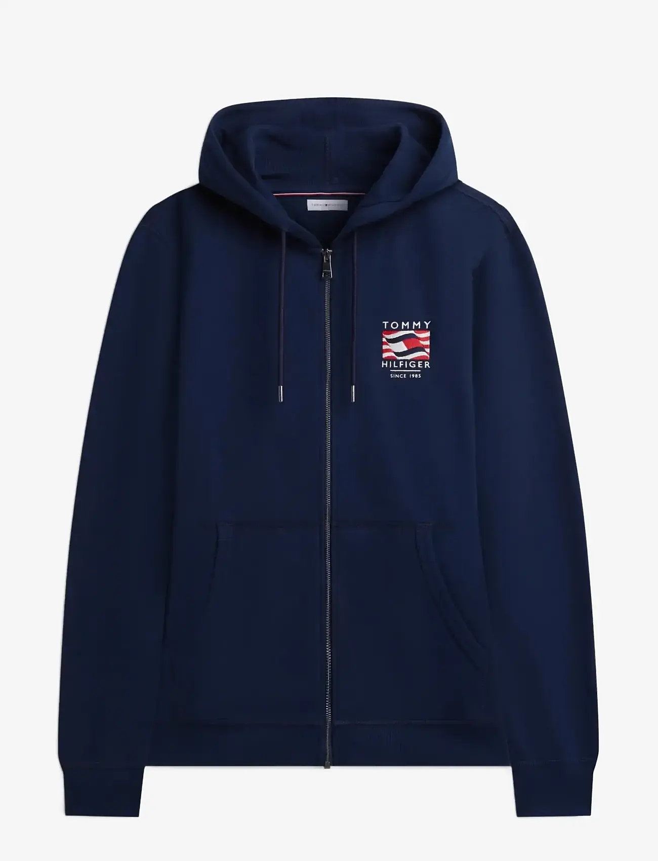 Tommy Hilfiger - RWB BOX FLAG TR FULL ZIP - hoodies - carbon navy - 1