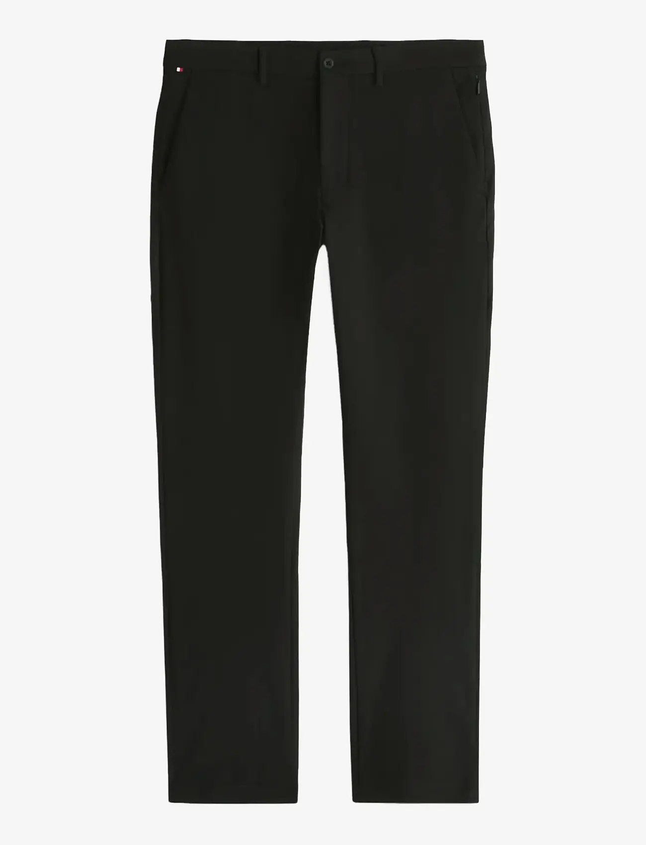 Tommy Hilfiger - DENTON KNIT TECH CHINO - chino püksid - black - 1