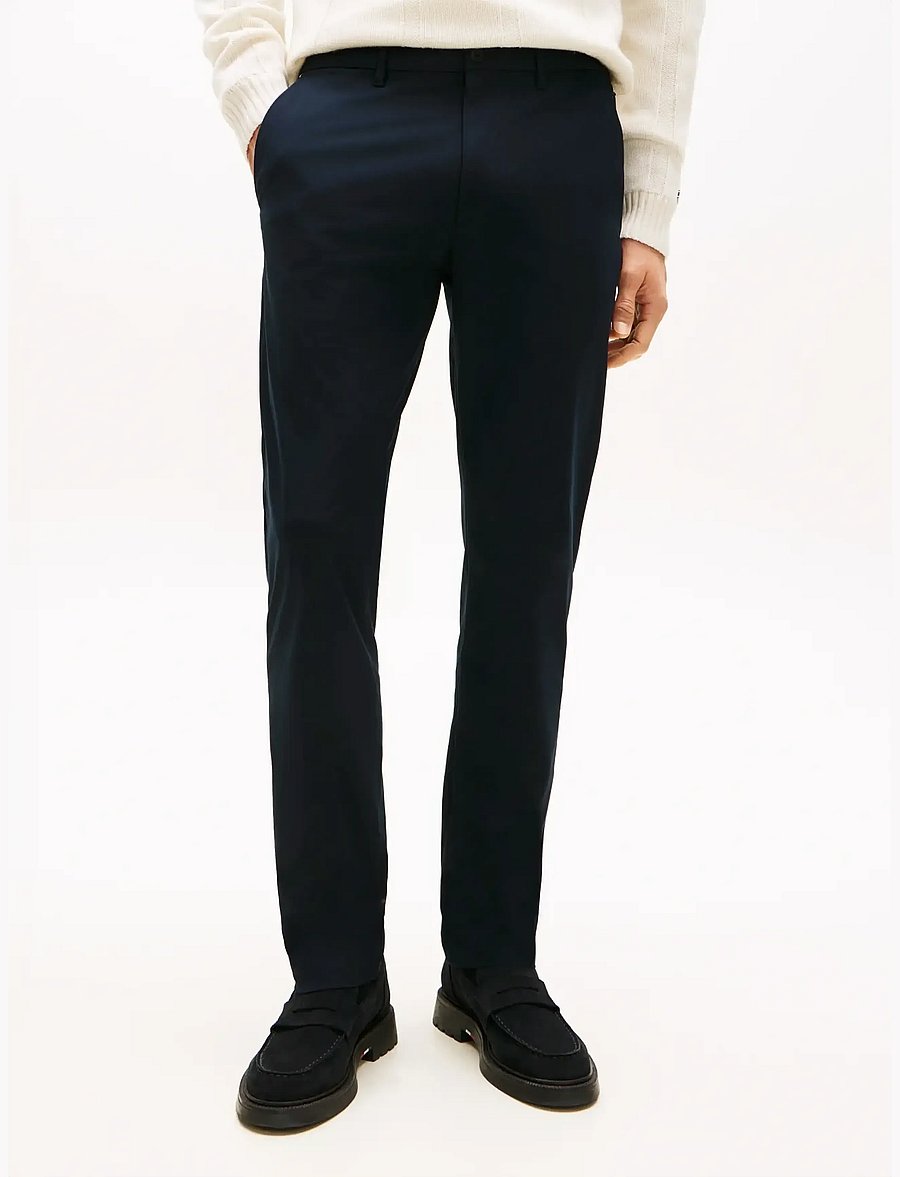 Tommy Hilfiger - DENTON KNIT TECH CHINO - chinos - desert sky - 0